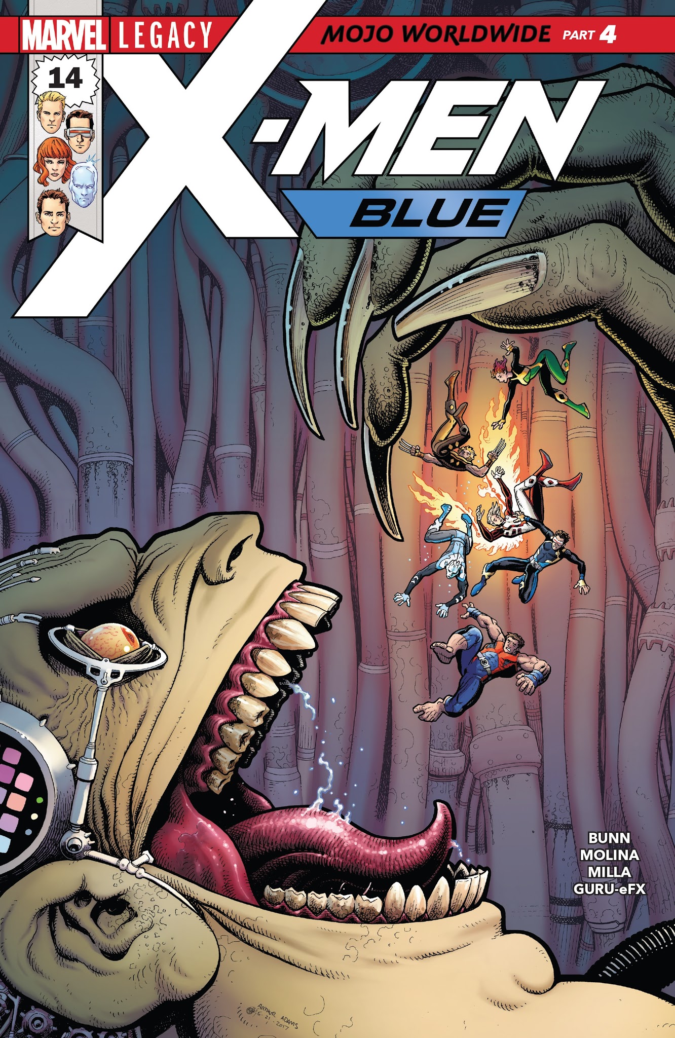 Read online X-Men: Blue comic -  Issue #14 - 1