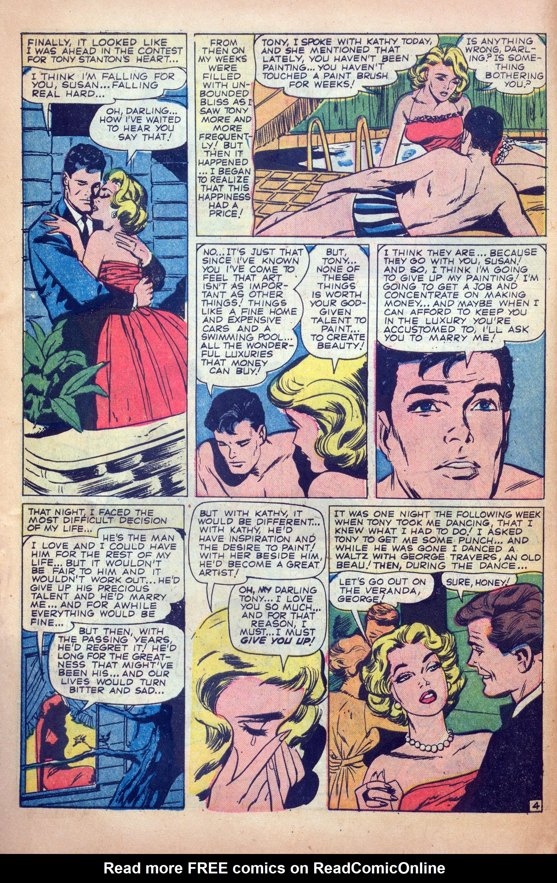 Read online Love Romances comic -  Issue #84 - 6