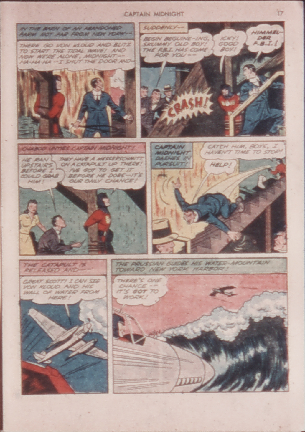 Read online Captain Midnight (1942) comic -  Issue #14 - 16