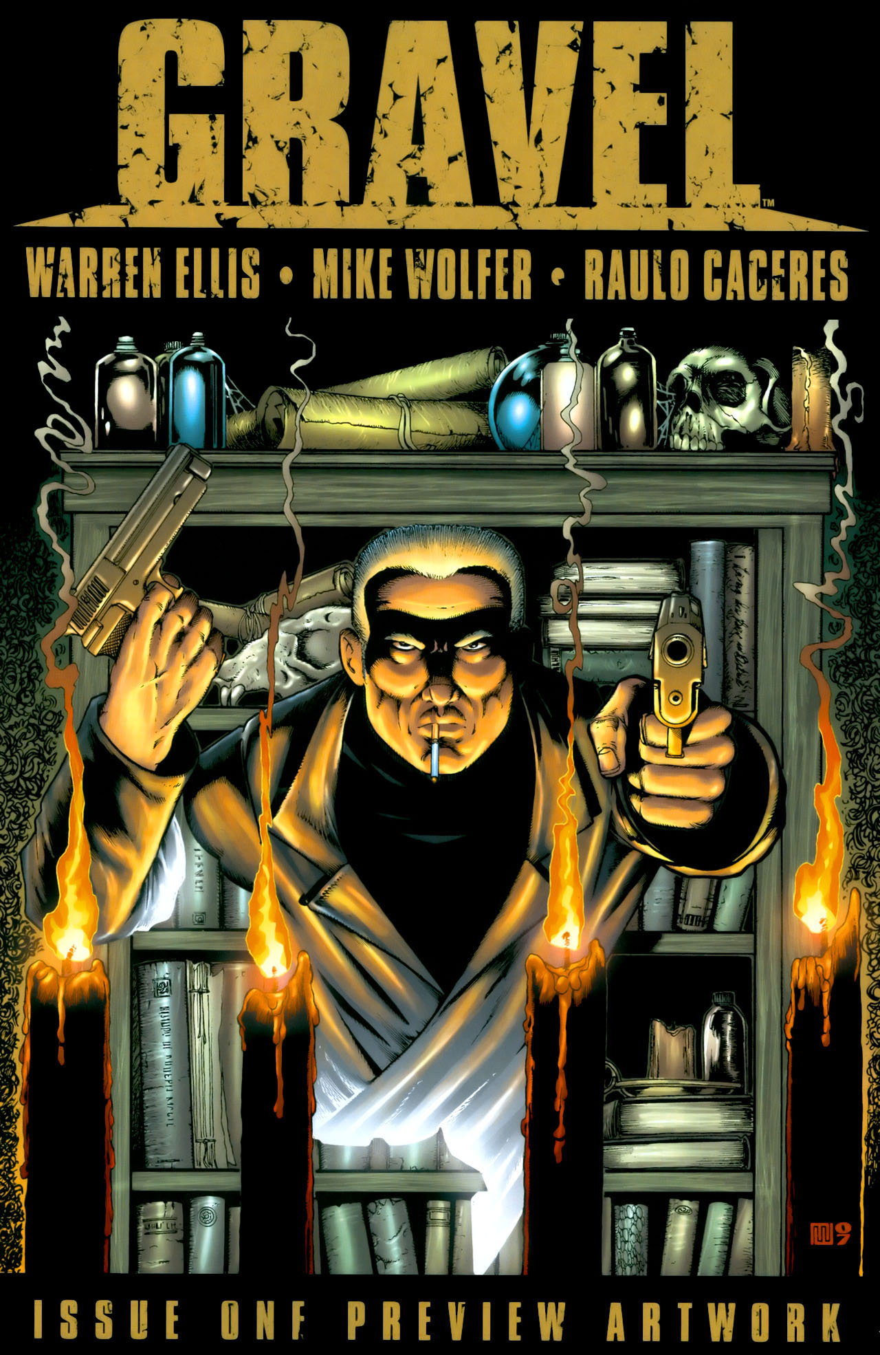 Read online Gravel comic -  Issue #0 - 16