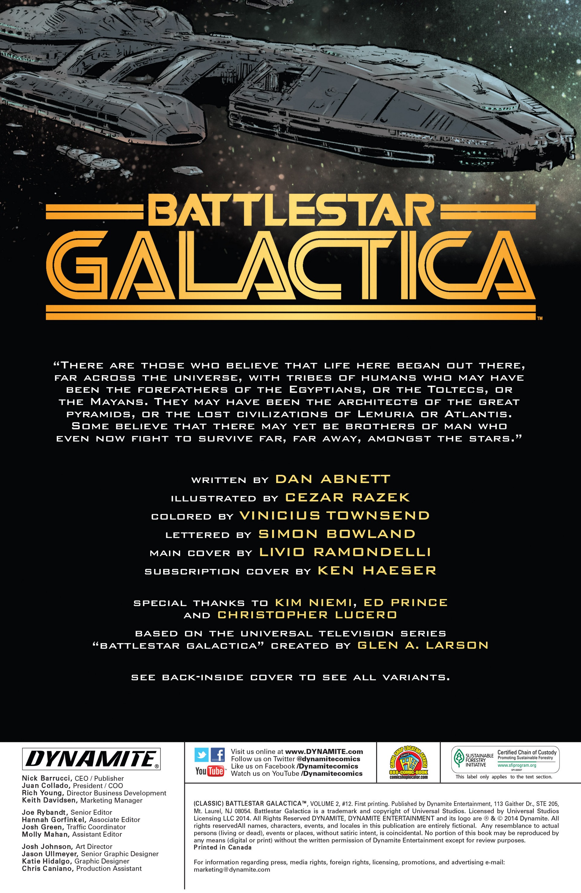 Read online Classic Battlestar Galactica (2013) comic -  Issue #12 - 2