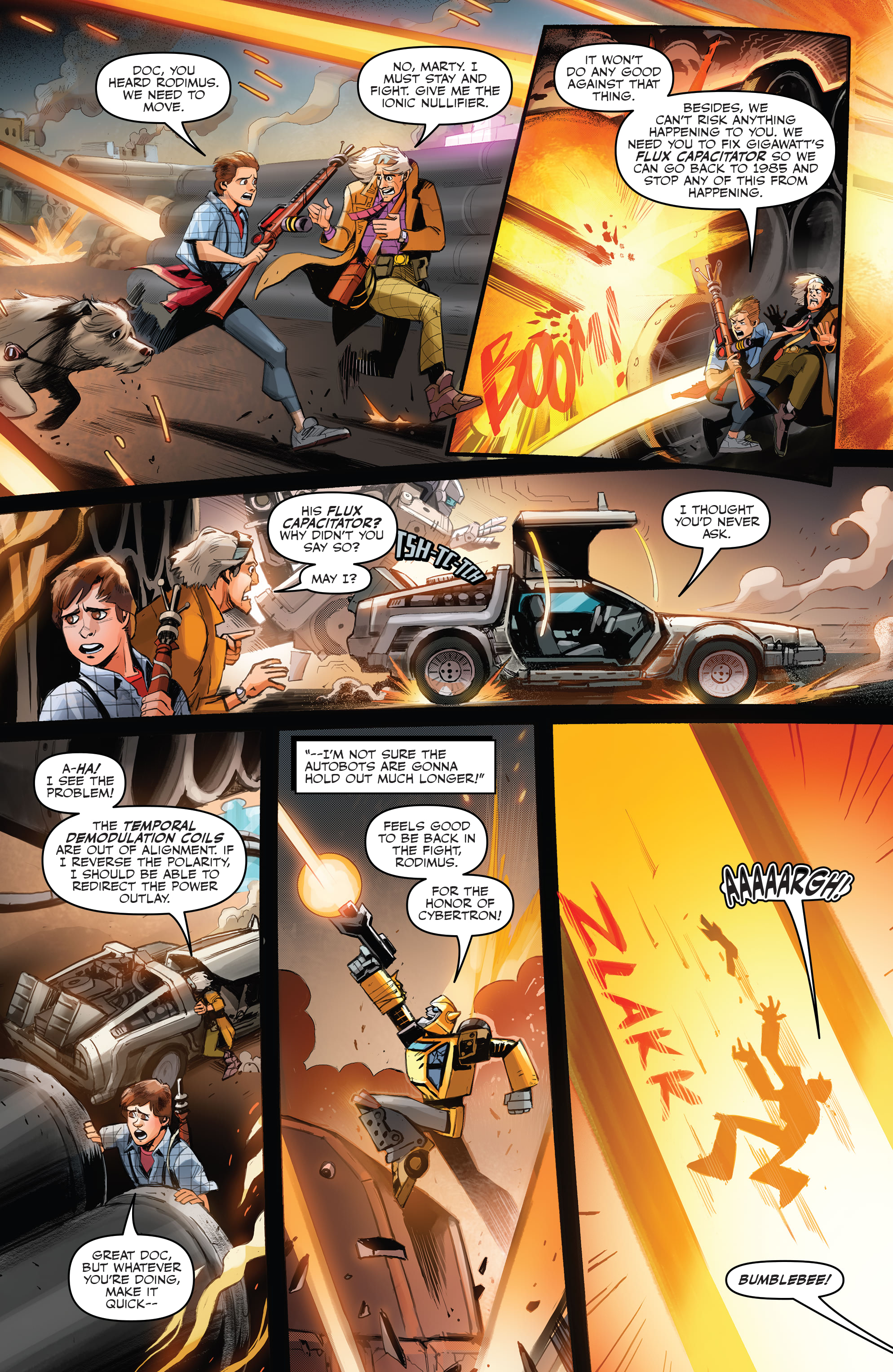 Read online Transformers: Back to the Future comic -  Issue #4 - 6