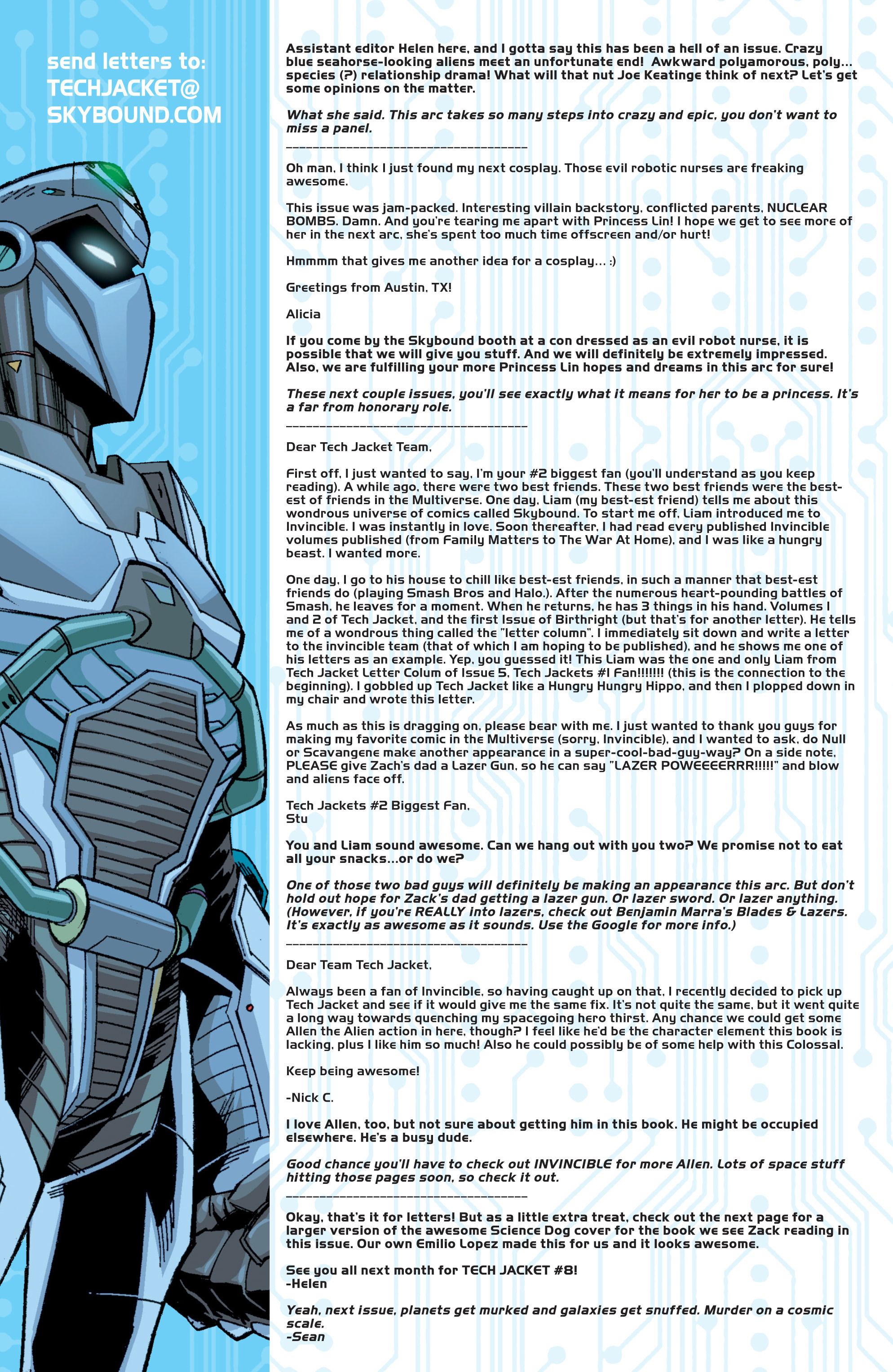 Read online Tech Jacket (2014) comic -  Issue #7 - 22