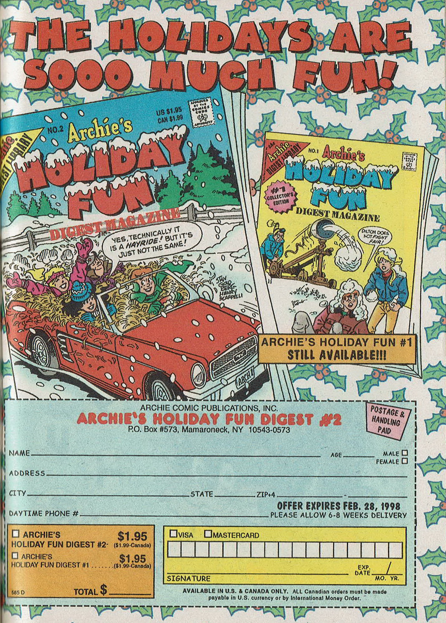 Read online Archie's Story & Game Digest Magazine comic -  Issue #39 - 68