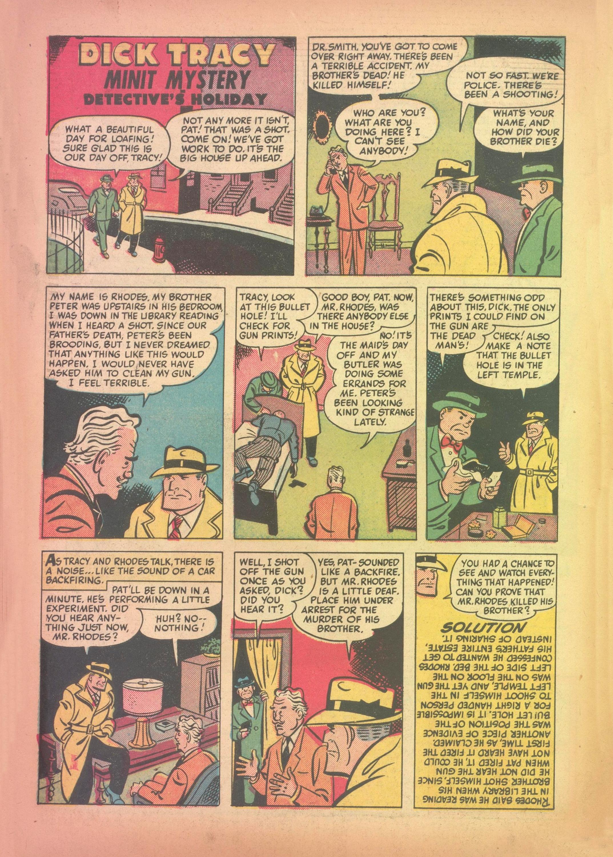 Read online Dick Tracy comic -  Issue #42 - 34