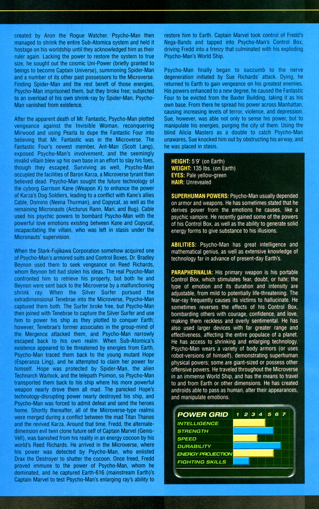 Read online Official Handbook of the Marvel Universe: Fantastic Four 2005 comic -  Issue # Full - 32