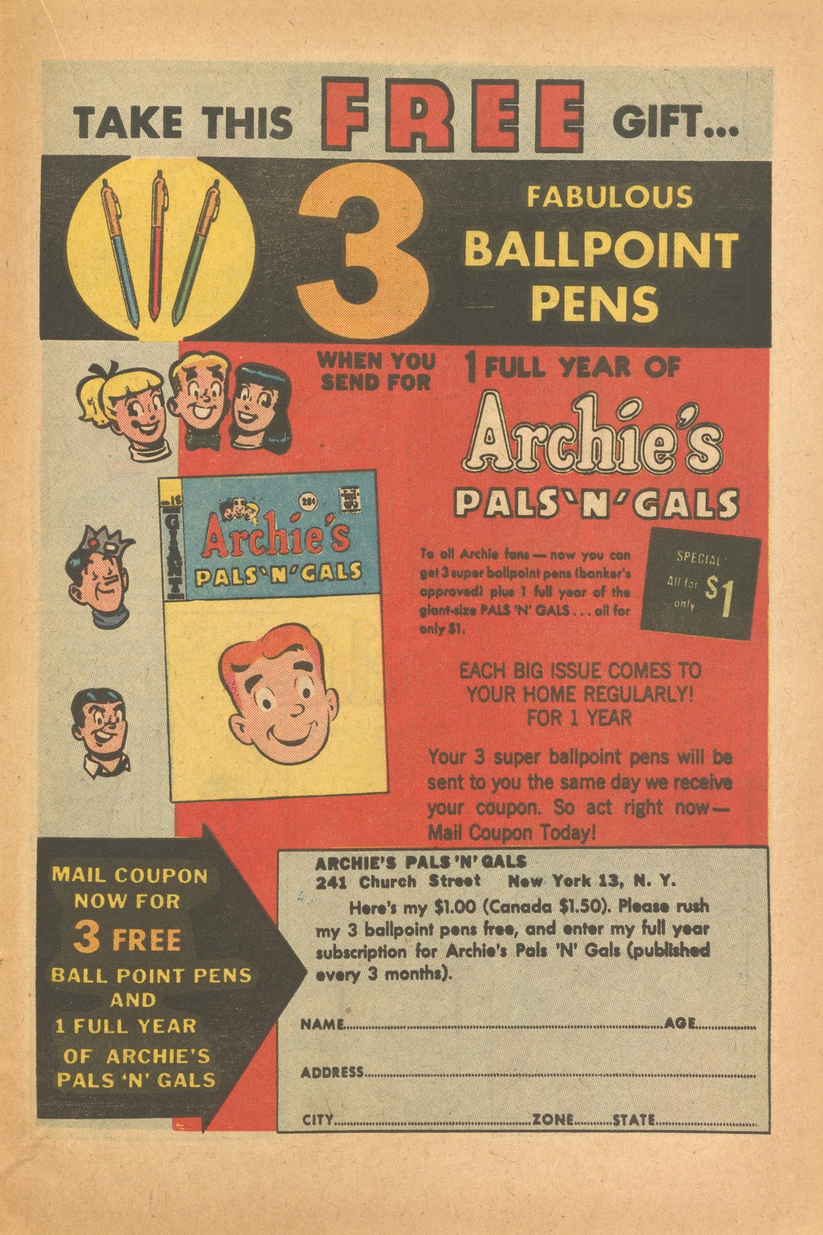 Read online Archie's Joke Book Magazine comic -  Issue #53 - 19