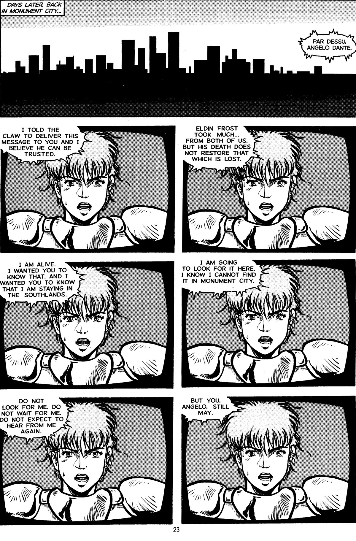 Read online Robotech MechAngel comic -  Issue #3 - 31