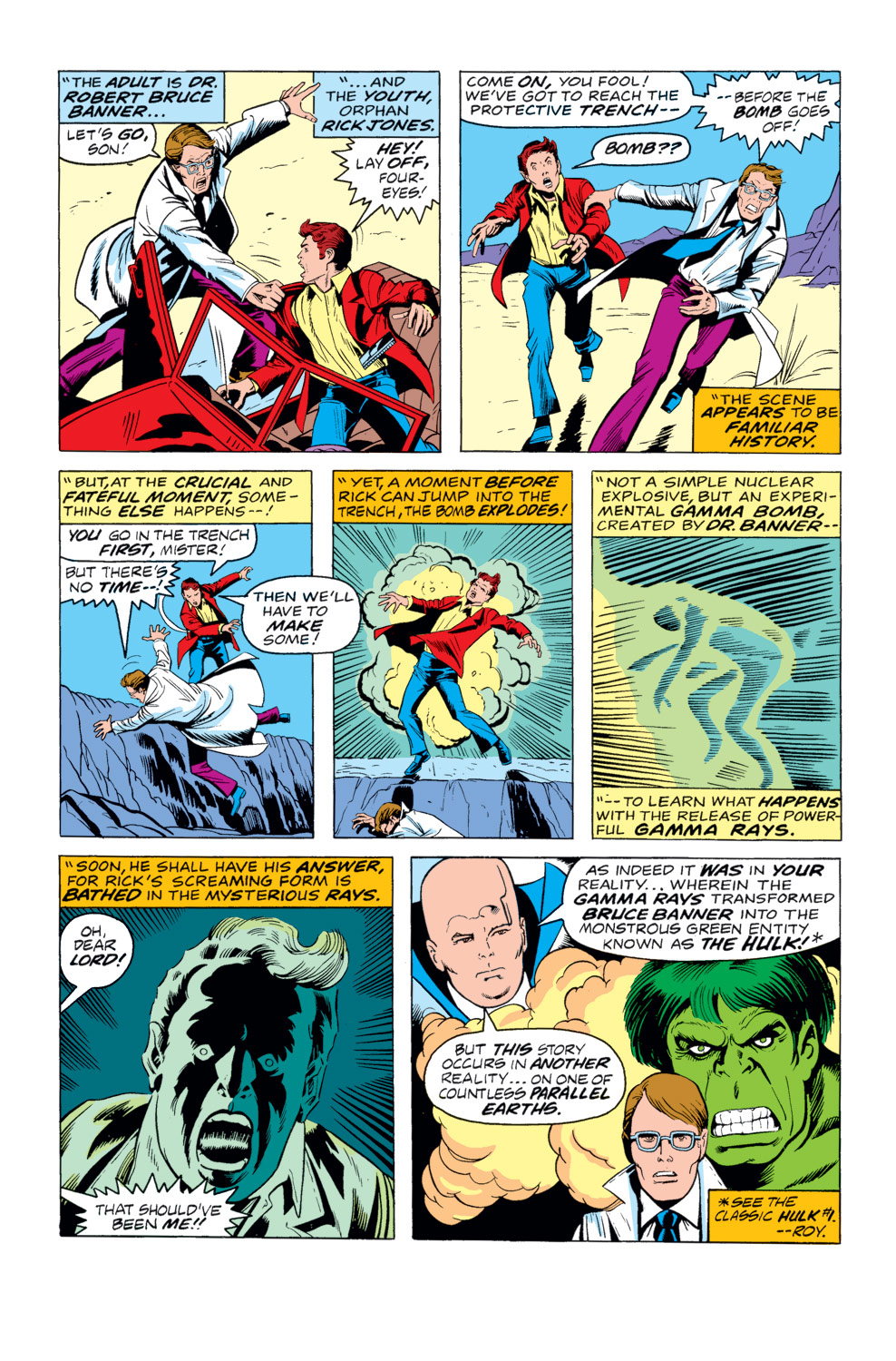 What If? (1977) issue 12 - Rick Jones had become the Hulk - Page 3