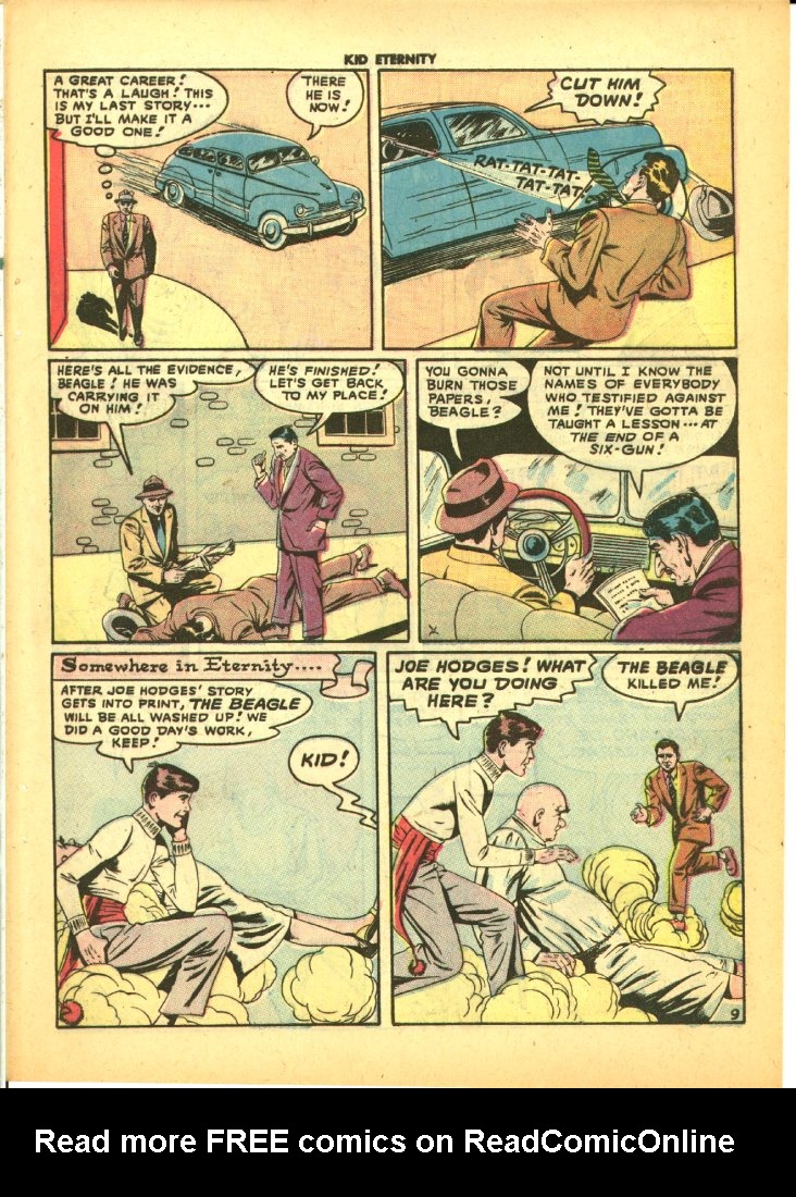 Read online Kid Eternity (1946) comic -  Issue #9 - 11