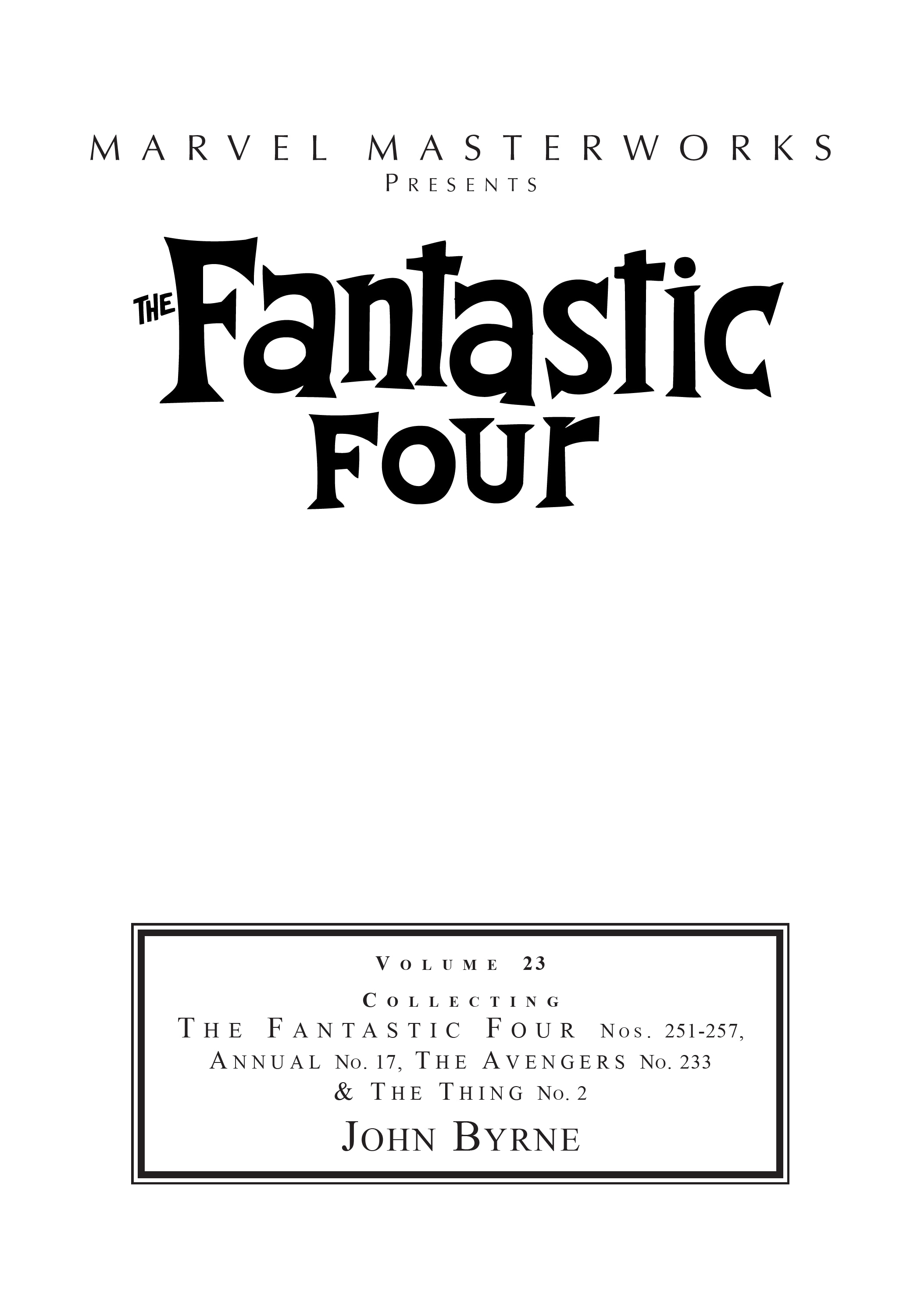 Read online Marvel Masterworks: The Fantastic Four comic -  Issue # TPB 23 (Part 1) - 2