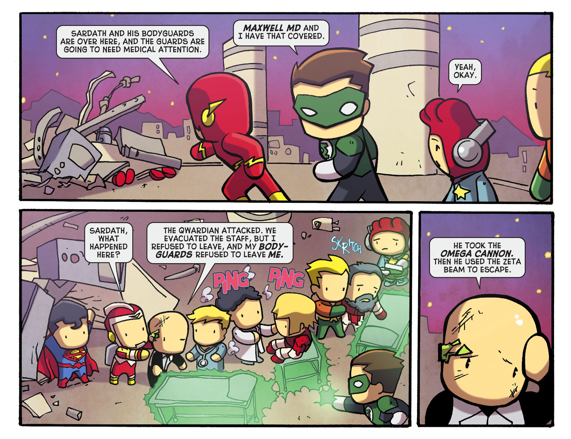 Read online Scribblenauts Unmasked: A Crisis of Imagination comic -  Issue #9 - 11