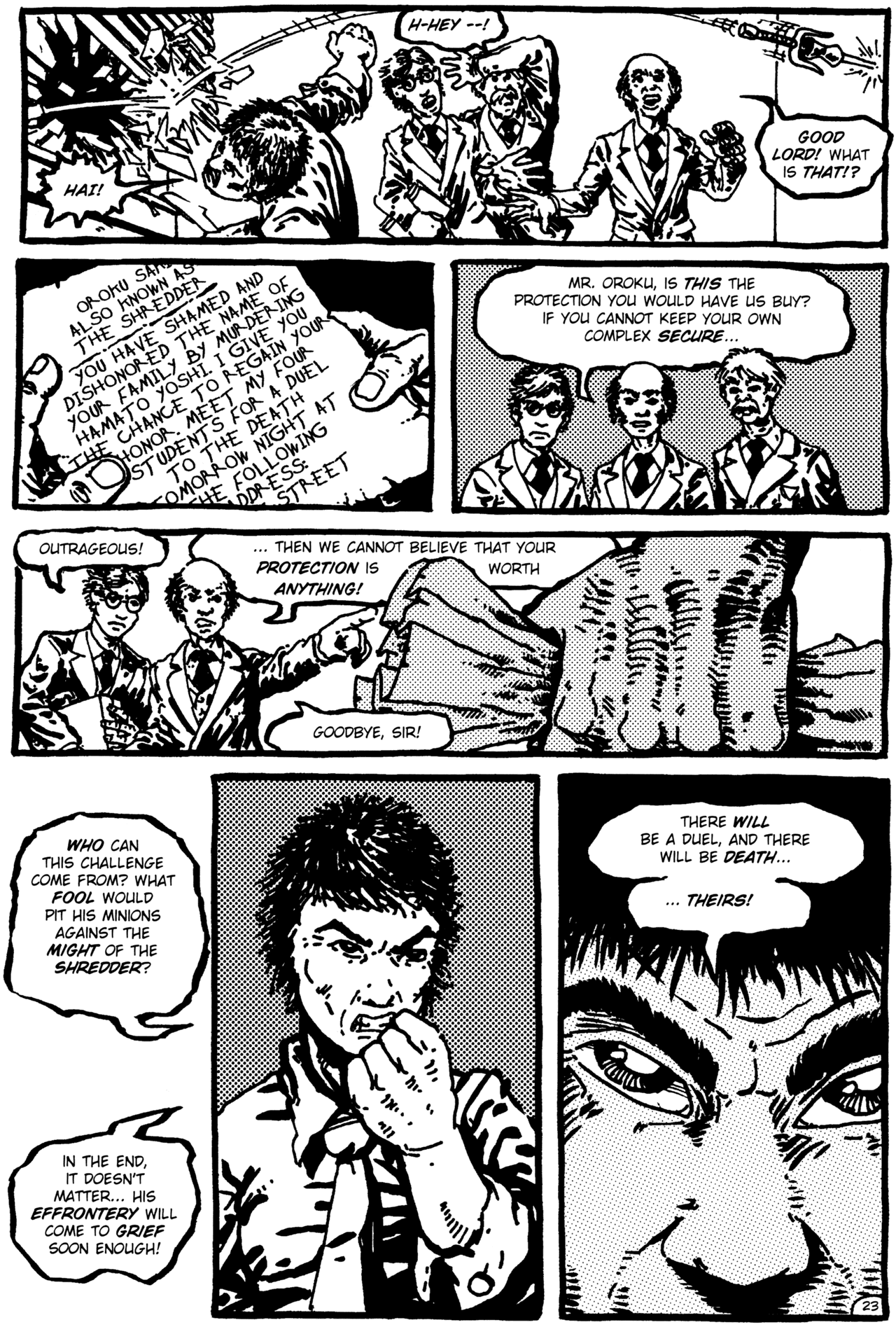 Read online Teenage Mutant Ninja Turtles (1984) comic -  Issue #1 - 24
