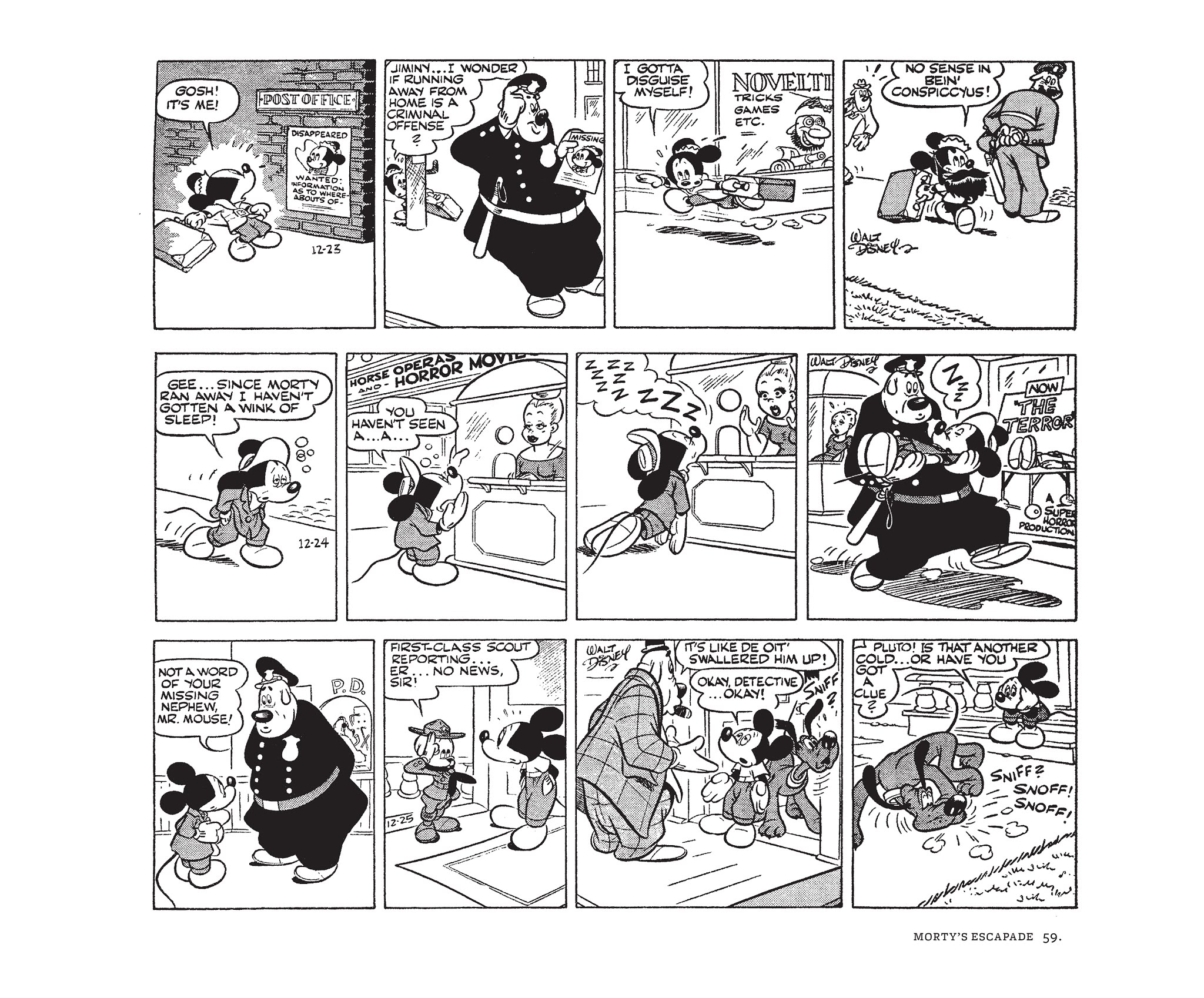 Read online Walt Disney's Mickey Mouse by Floyd Gottfredson comic -  Issue # TPB 9 (Part 1) - 59