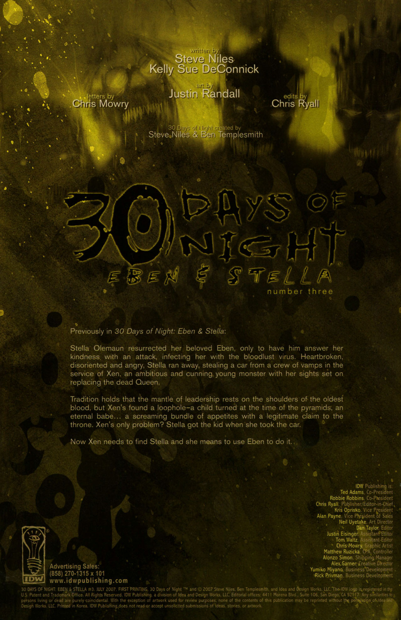 30 Days of Night: Eben & Stella Issue #3 #3 - English 2