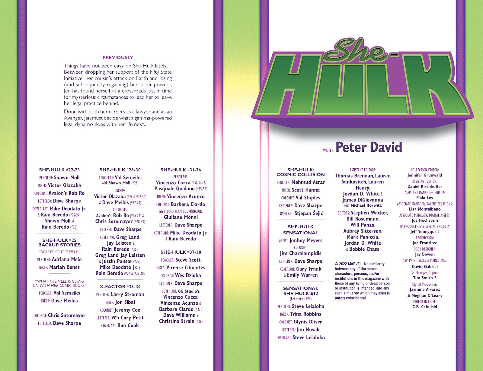 She-Hulk by Peter David Omnibus issue TPB (Part 1) - Page 3