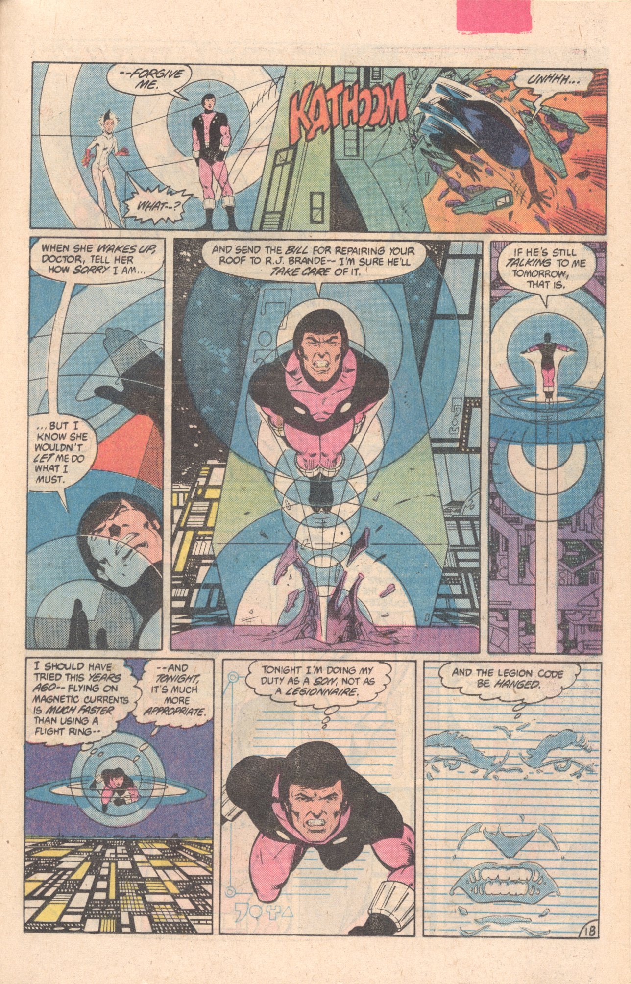 Read online Legion of Super-Heroes (1980) comic -  Issue #297 - 19