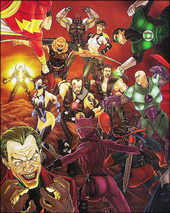 Read online Mortal Kombat Vs. DC Universe ''Beginnings'' comic -  Issue # Full - 1