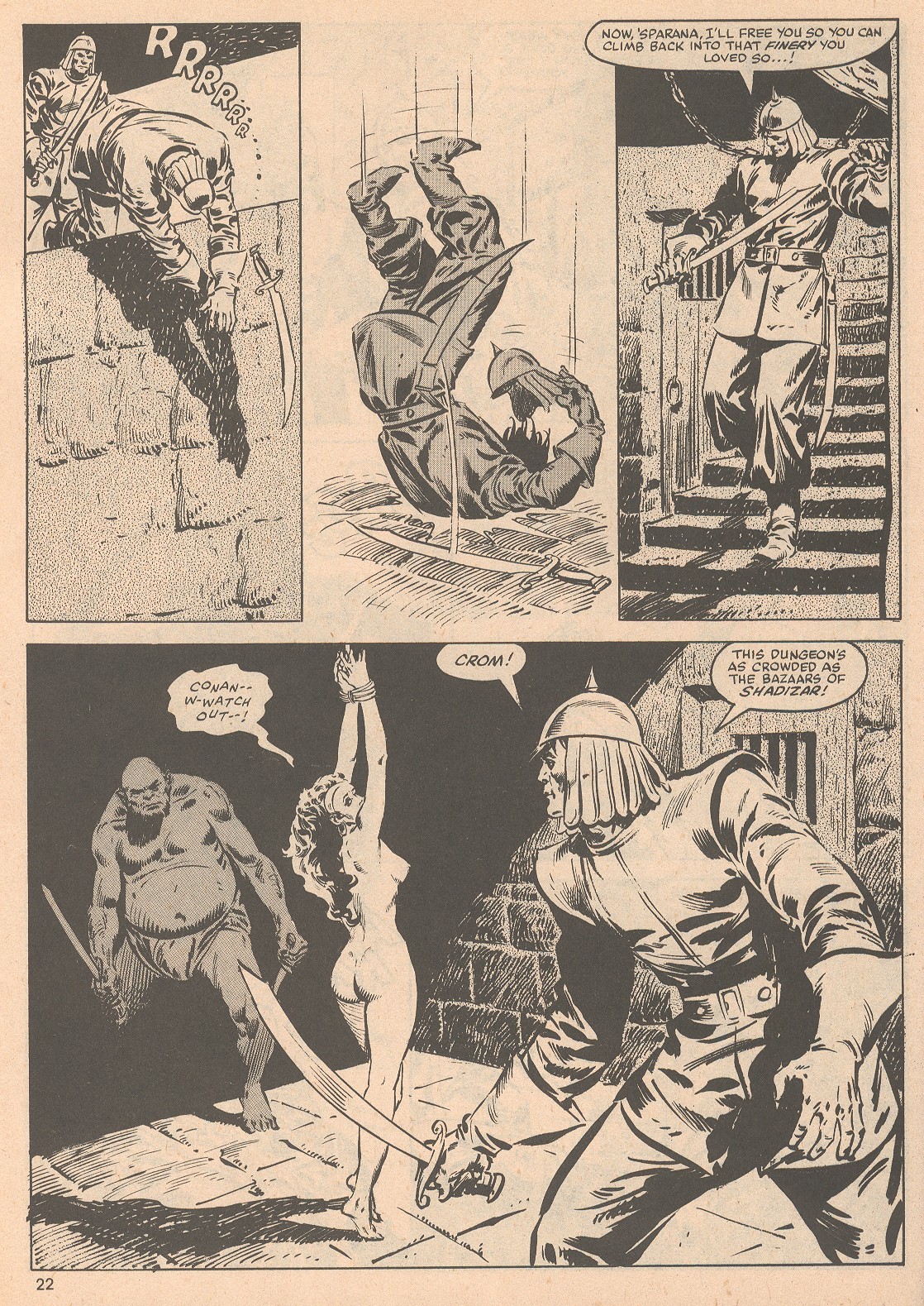 Read online The Savage Sword Of Conan comic -  Issue #58 - 23