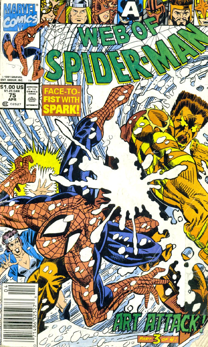 Read online Web of Spider-Man (1985) comic -  Issue #75 - 1