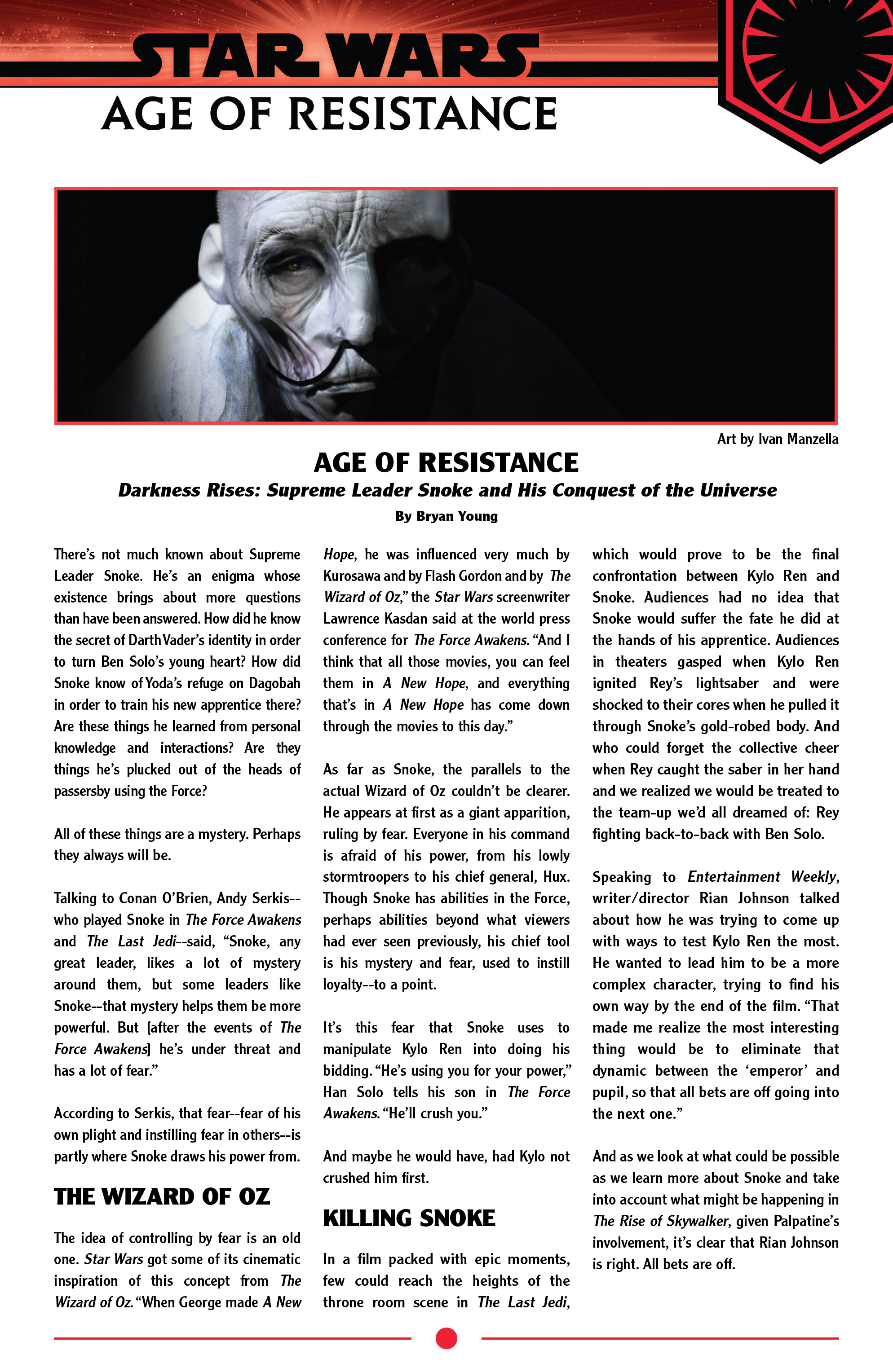 Read online Star Wars: Age Of Resistance comic -  Issue # Supreme Leader Snoke - 22