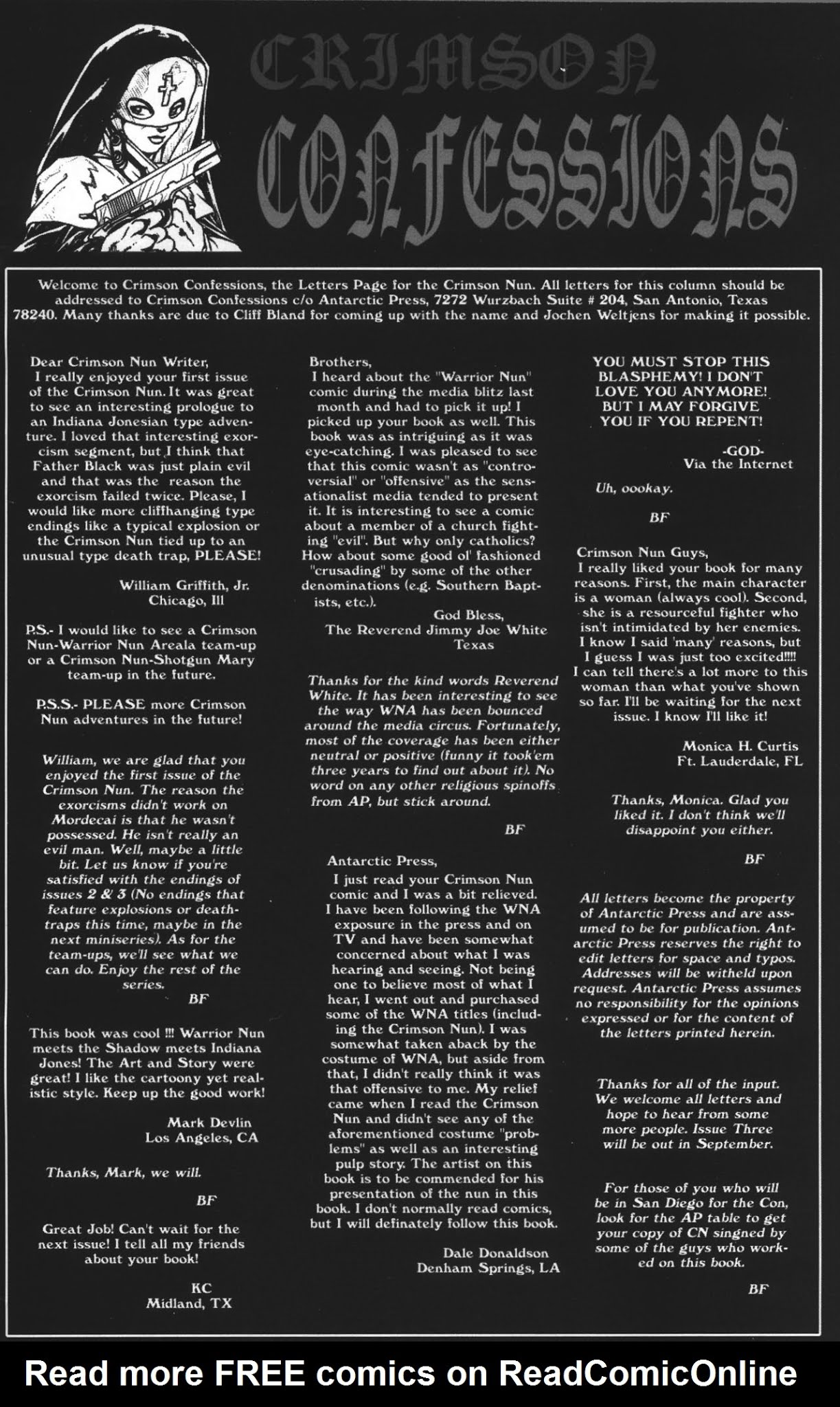 Read online Crimson Nun comic -  Issue #2 - 27