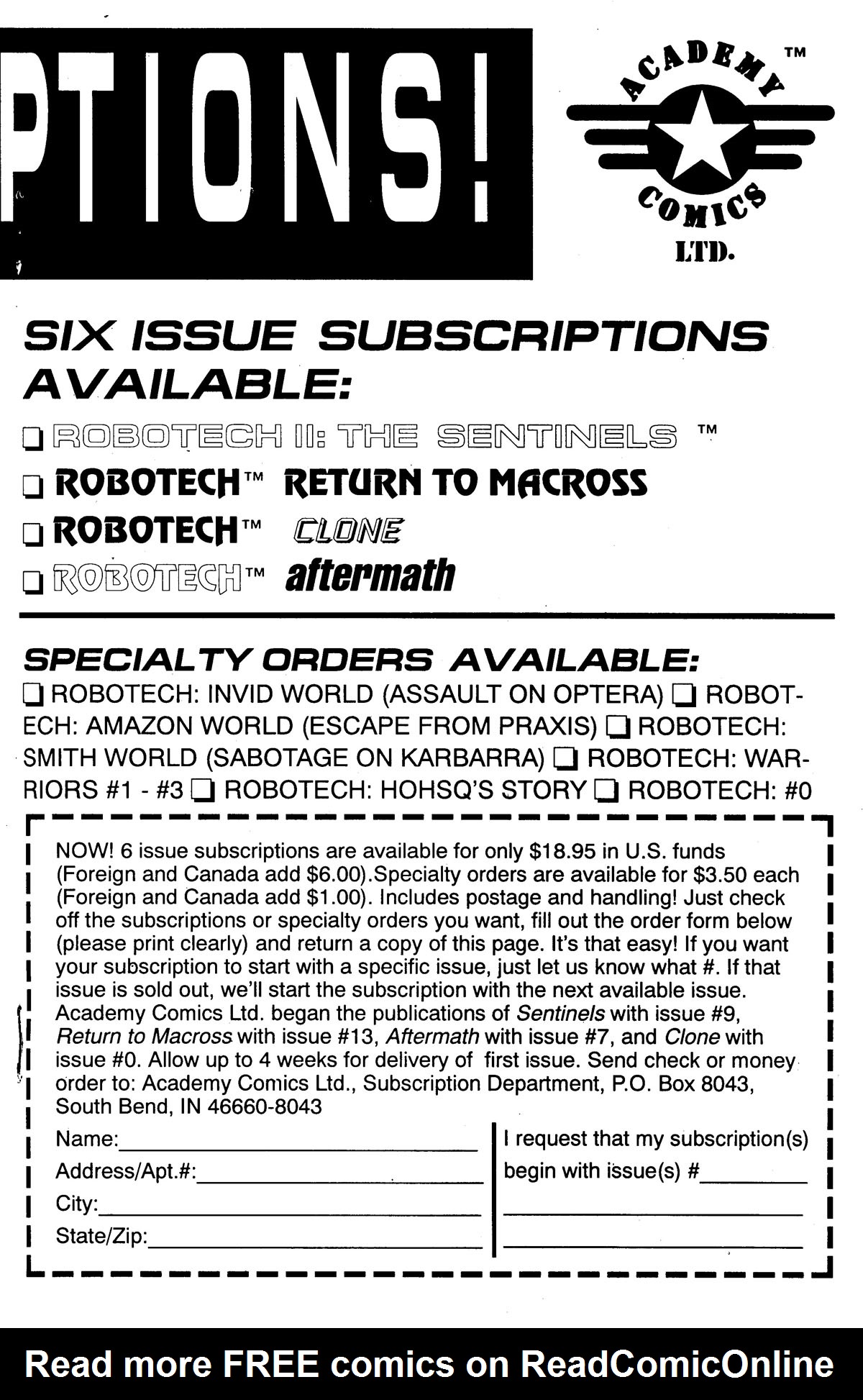Read online Robotech Clone comic -  Issue #1 - 19