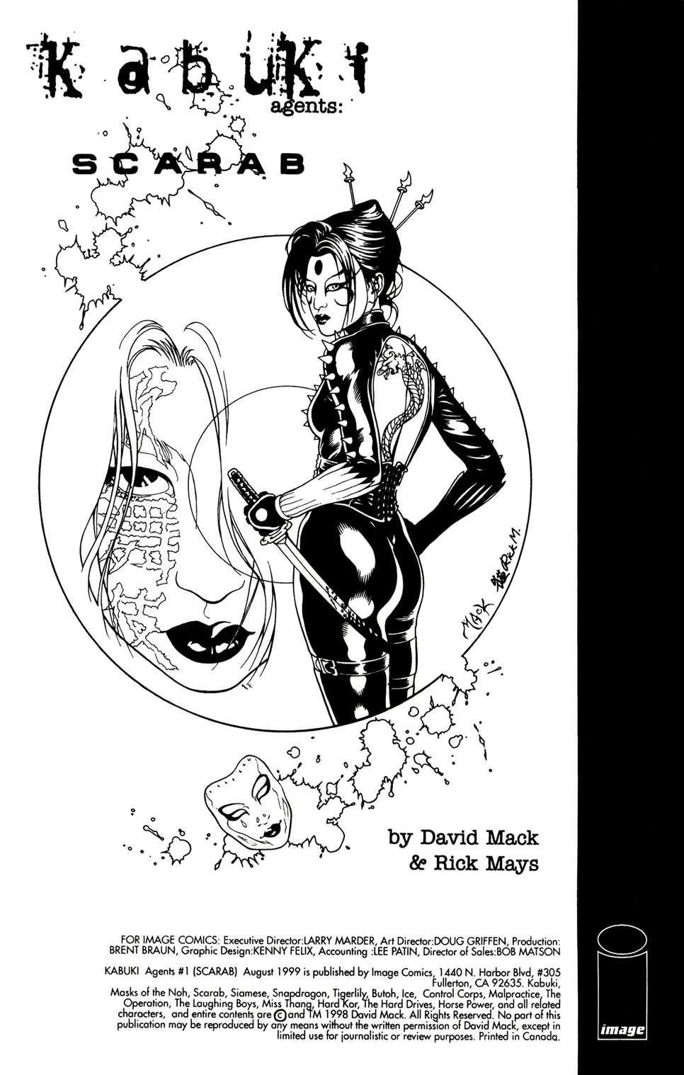 Read online Kabuki Agents: Scarab comic -  Issue #1 - 4