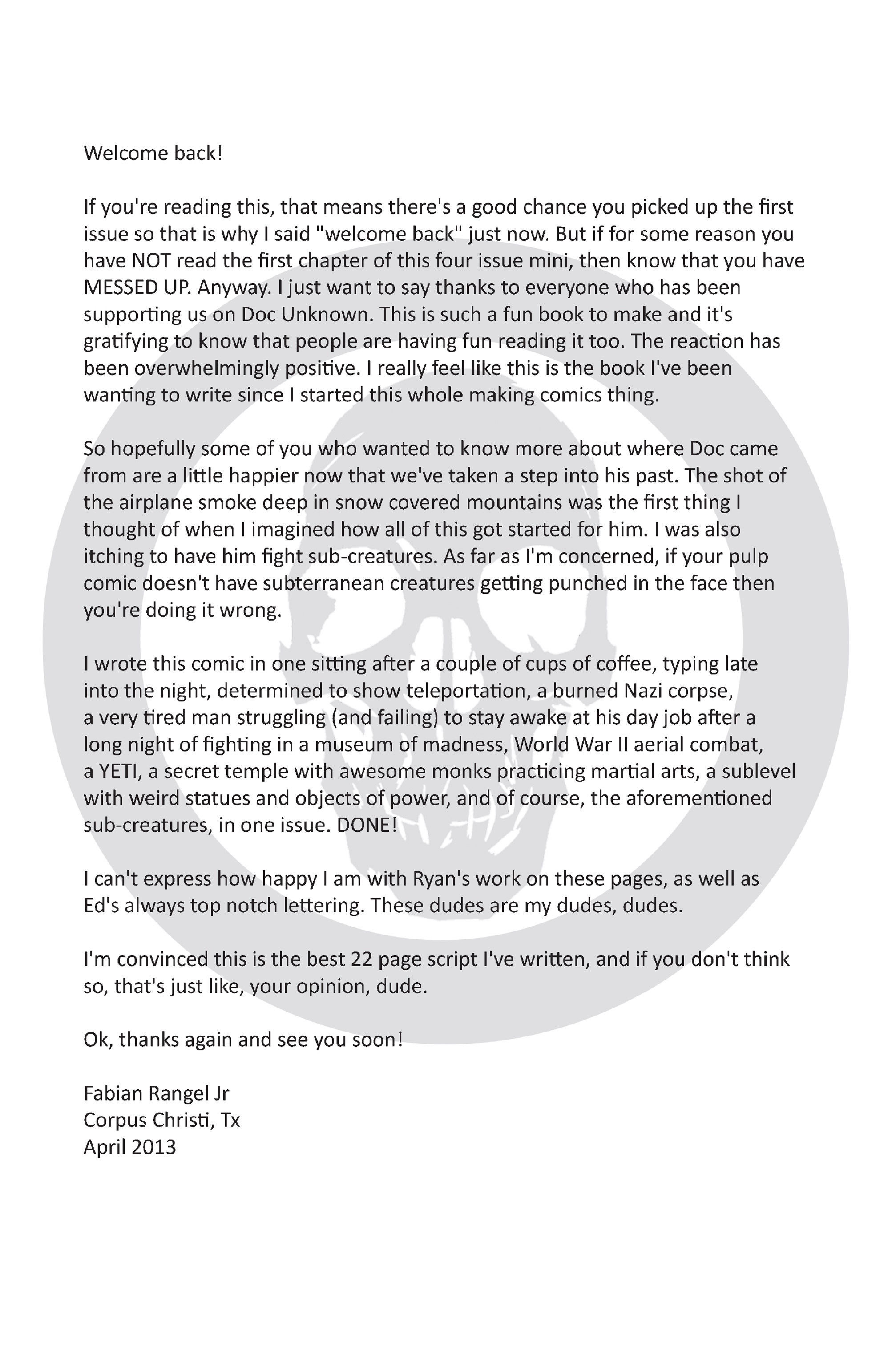 Read online Doc Unknown comic -  Issue #2 - 25