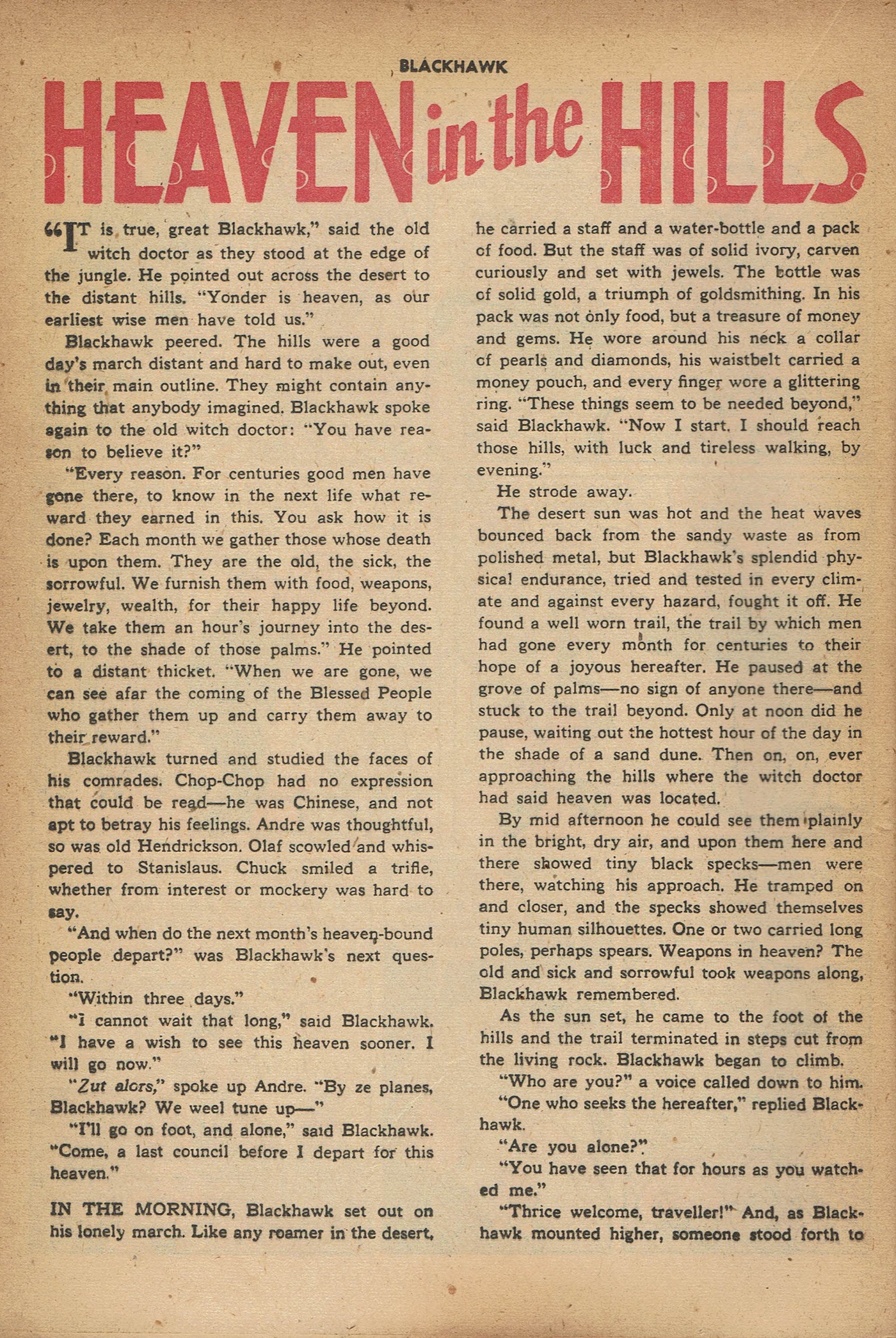 Read online Blackhawk (1957) comic -  Issue #13 - 34