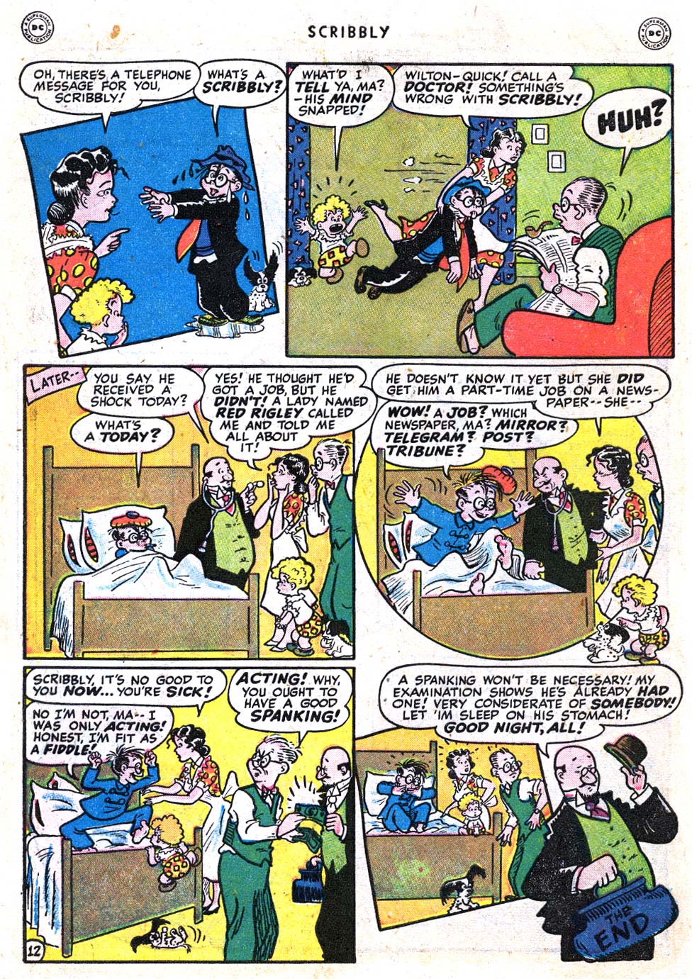 Read online Scribbly comic -  Issue #1 - 14