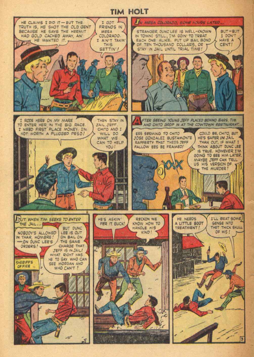 Read online Tim Holt comic -  Issue #15 - 20