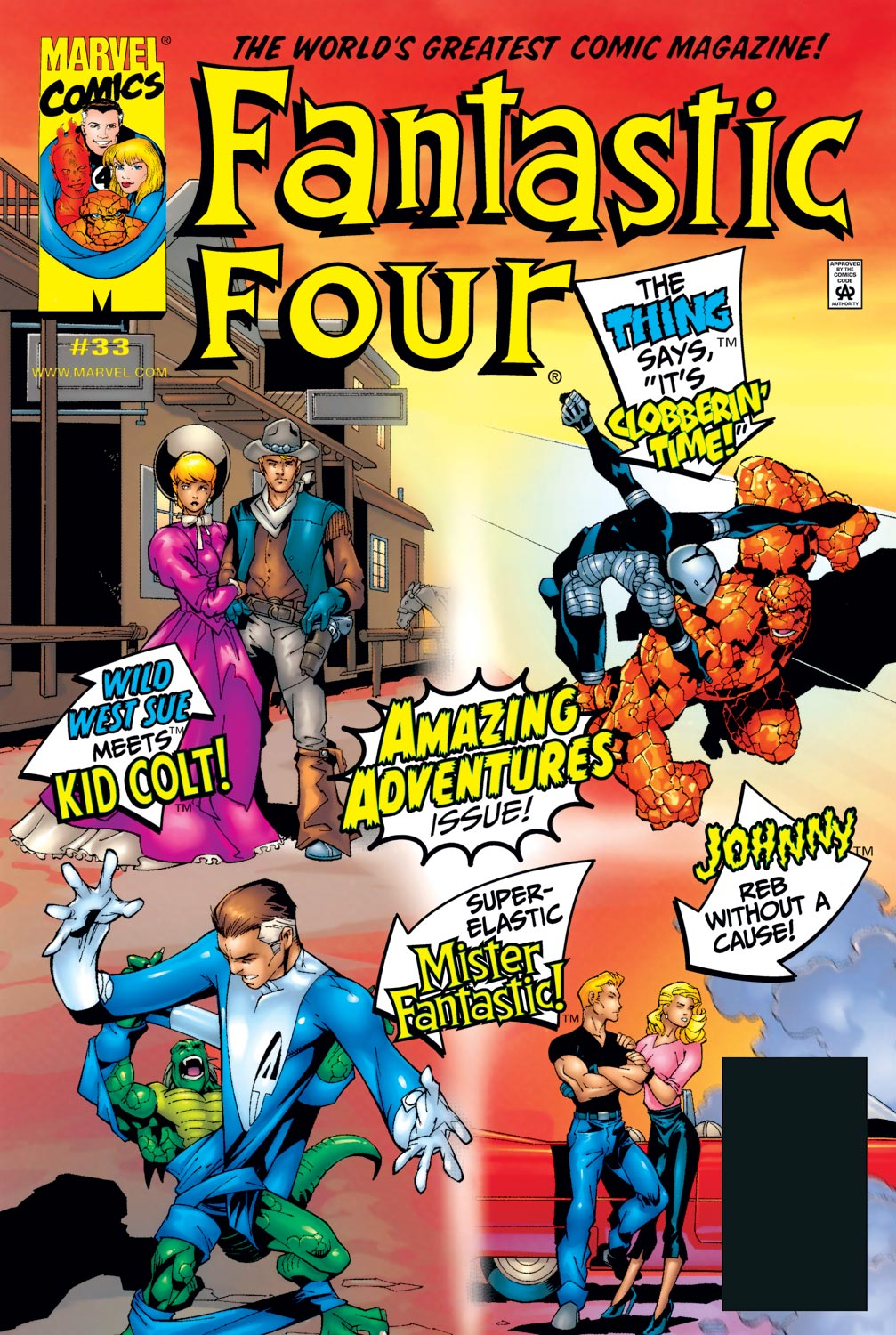 Read online Fantastic Four (1998) comic -  Issue #33 - 1
