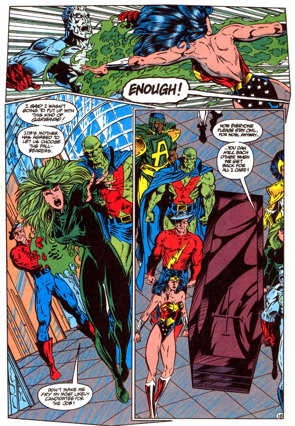 Read online Justice League America comic -  Issue #91 - 18