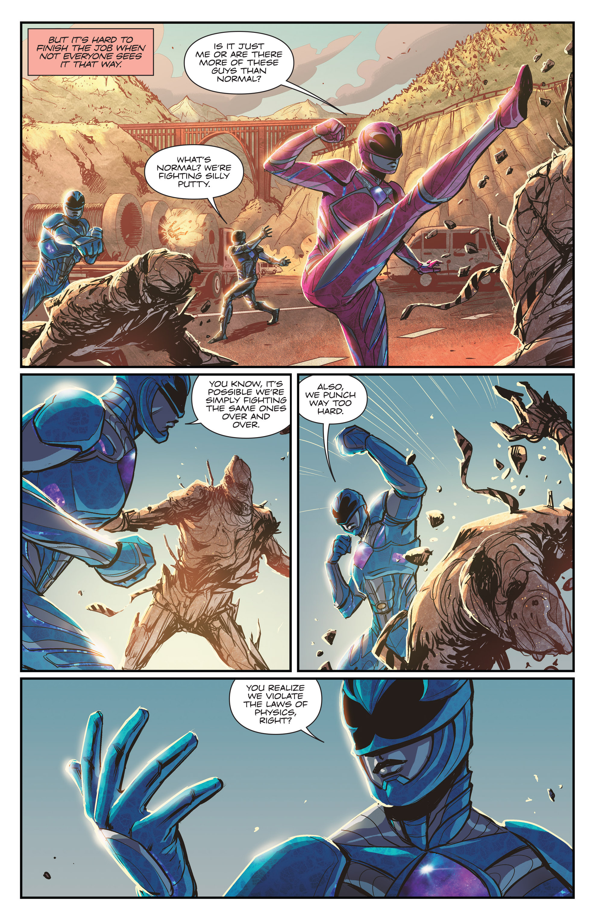 Read online Saban's Power Rangers: Aftershock comic -  Issue # Full - 10