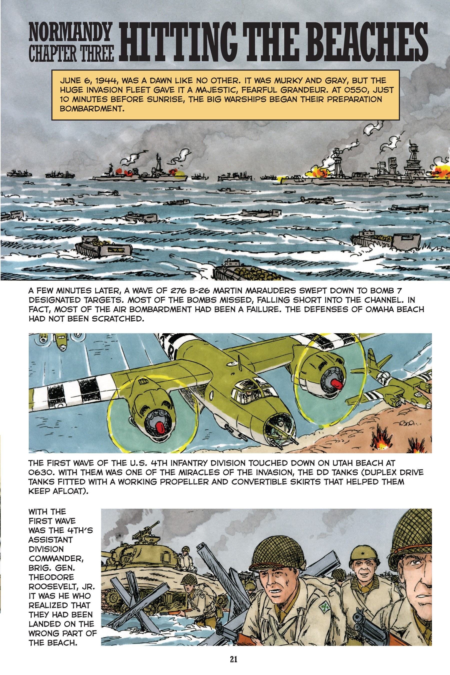 Read online Normandy: A Graphic History of D-Day, the Allied Invasion of Hitler's Fortress Europe comic -  Issue # TPB - 22