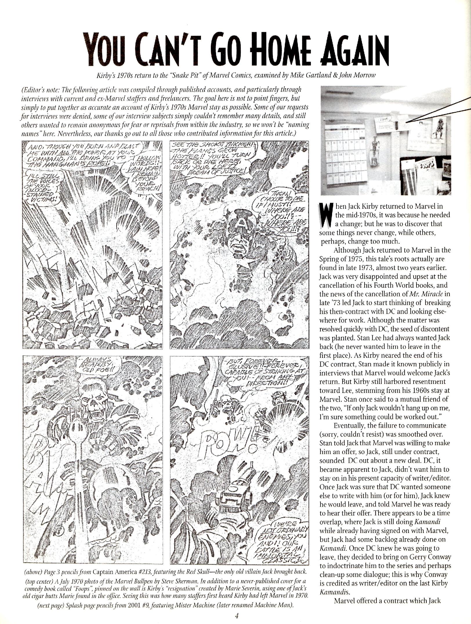 Read online The Jack Kirby Collector comic -  Issue #29 - 4