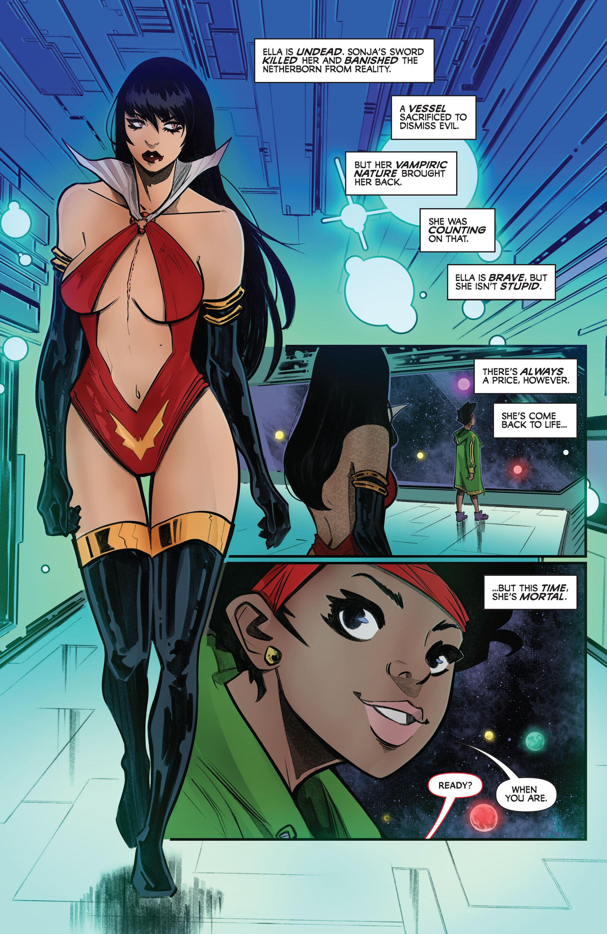 Read online Vampirella Vs. Red Sonja comic -  Issue #5 - 30