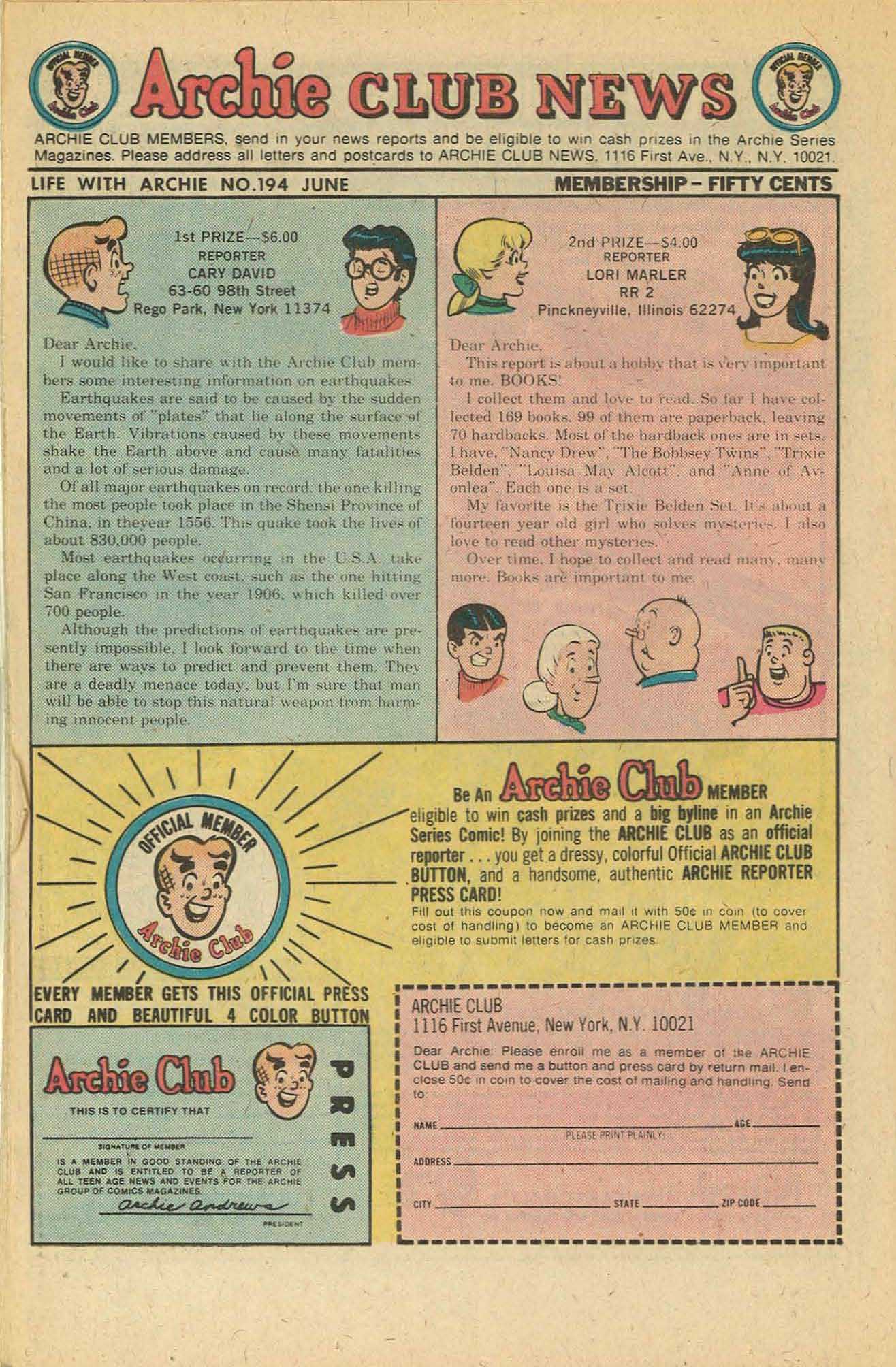 Read online Life With Archie (1958) comic -  Issue #194 - 20