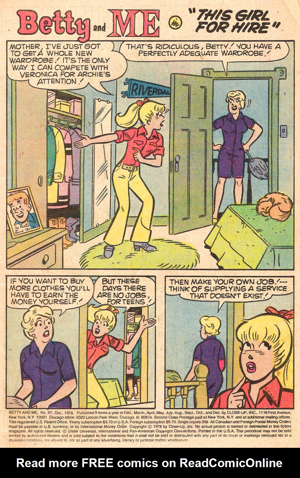 Read online Betty and Me comic -  Issue #97 - 3