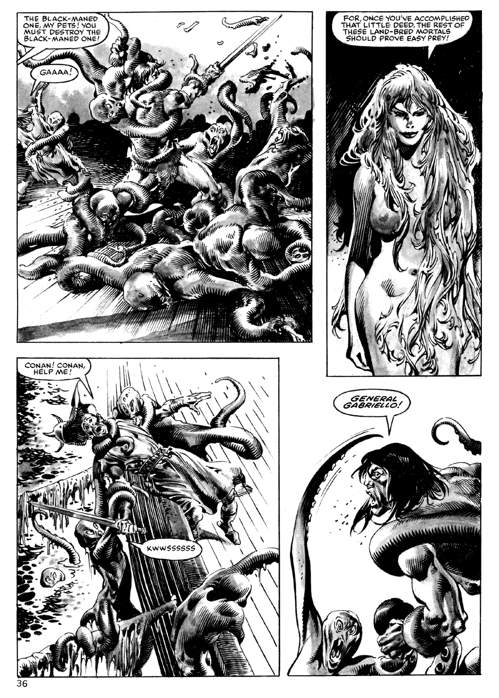 Read online The Savage Sword Of Conan comic -  Issue #101 - 36