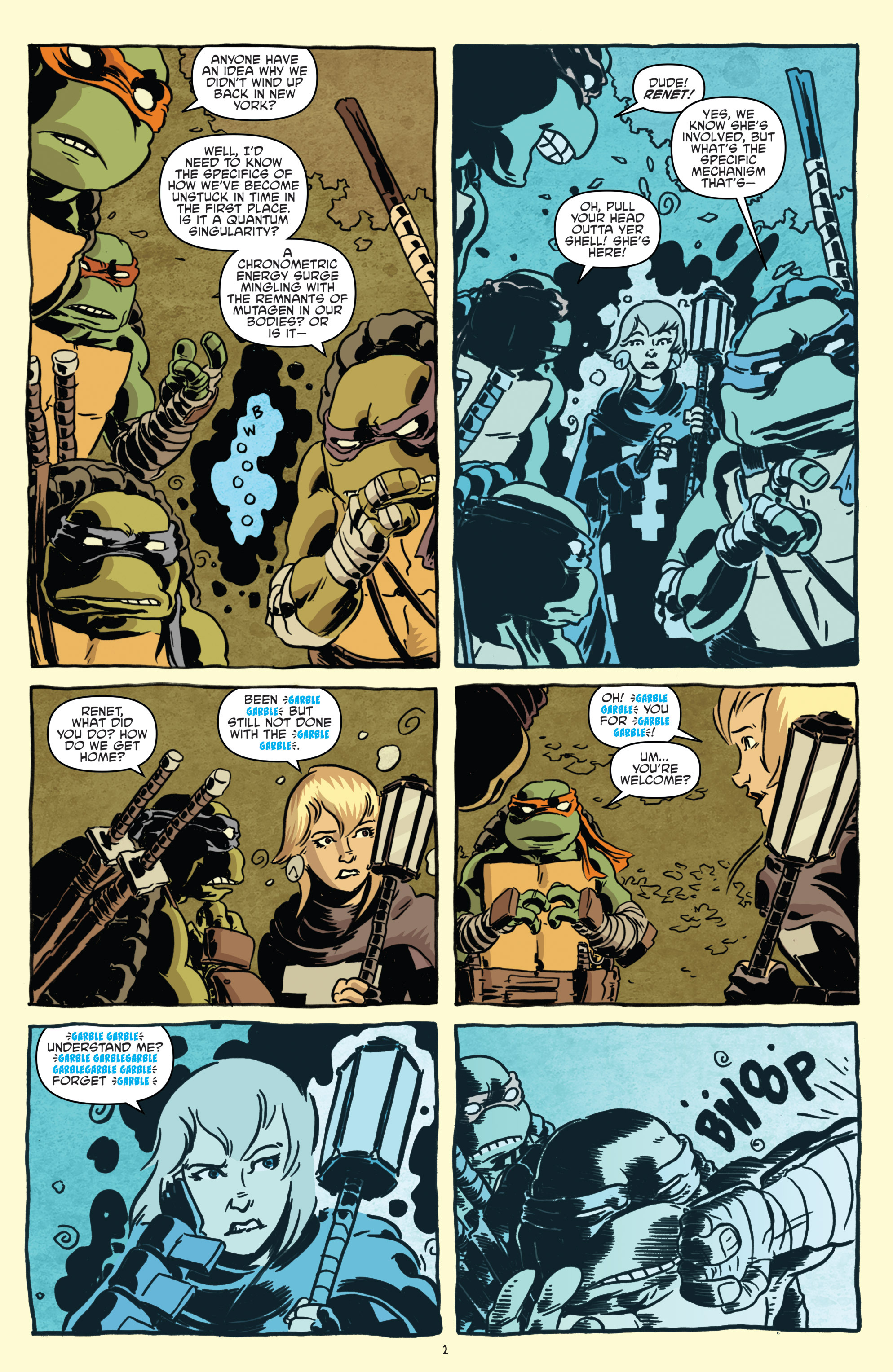 Read online Teenage Mutant Ninja Turtles: Turtles in Time comic -  Issue #2 - 4