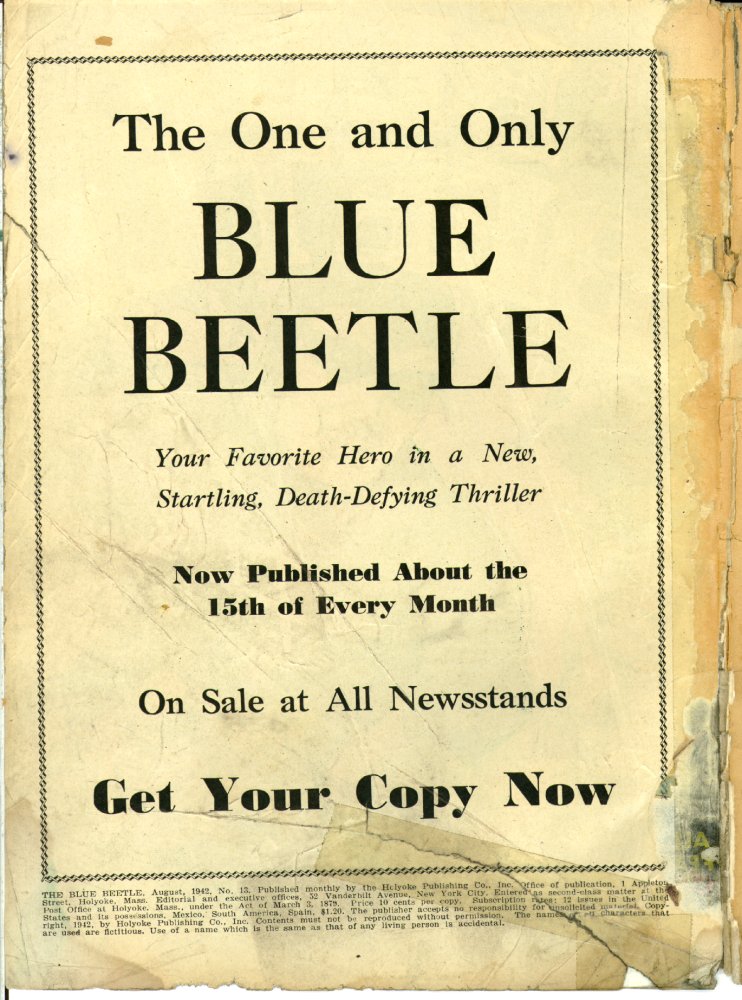 Read online The Blue Beetle comic -  Issue #13 - 2