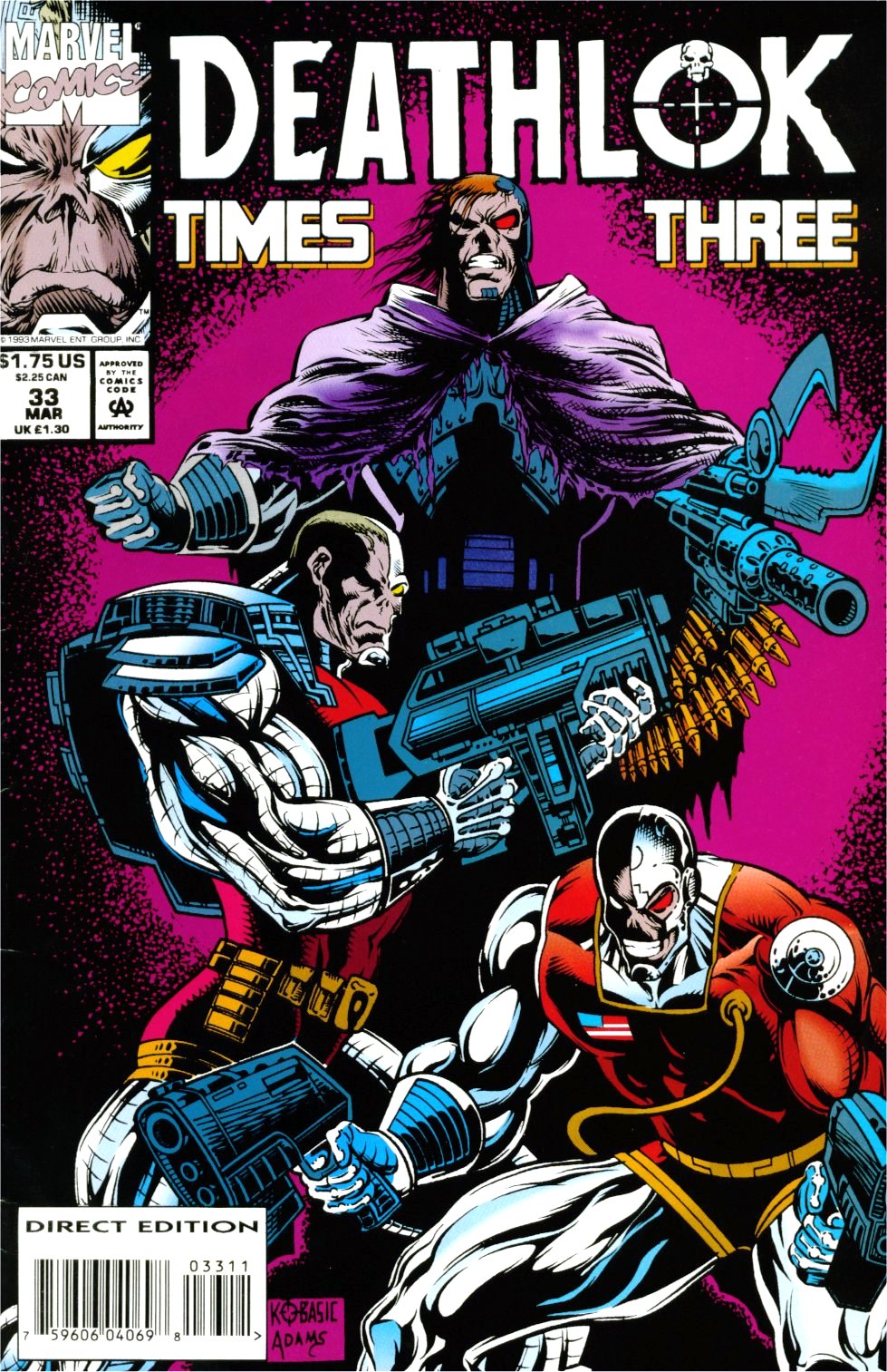 Read online Deathlok (1991) comic -  Issue #33 - 1