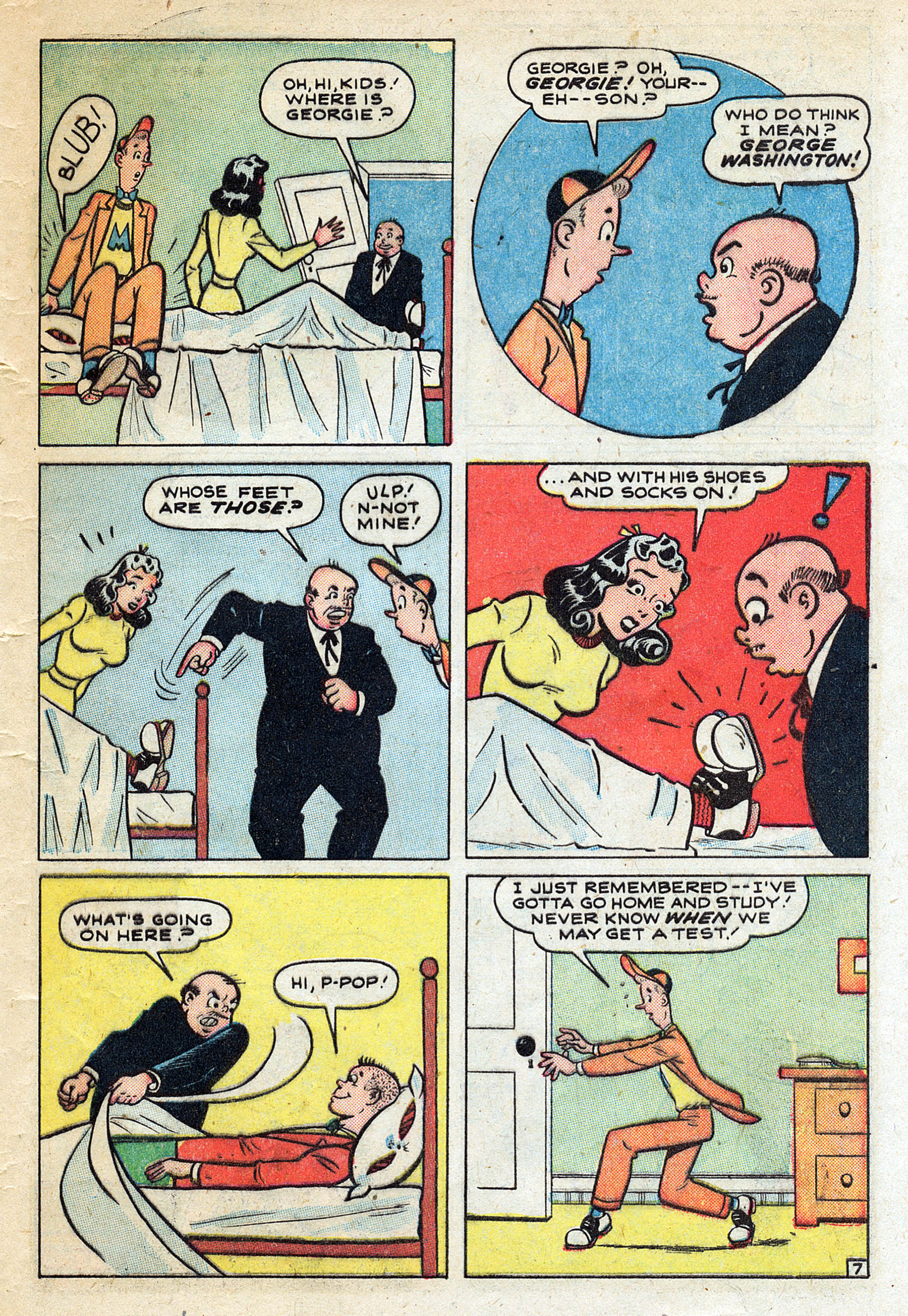 Read online Georgie And Judy Comics comic -  Issue #22 - 47