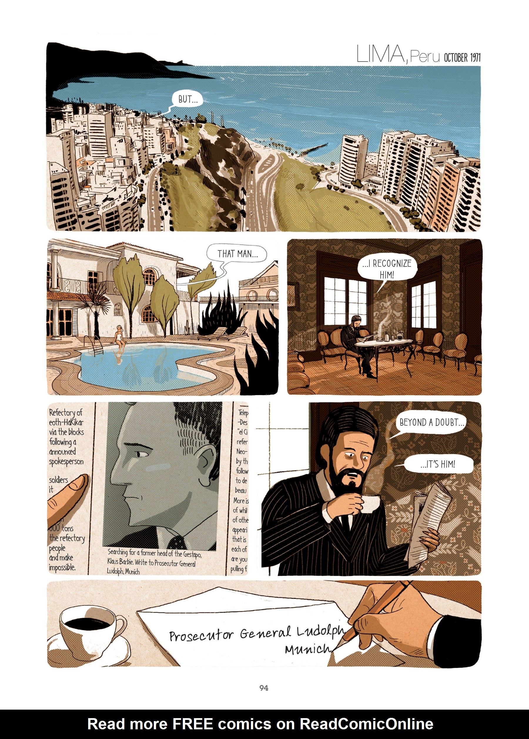 Read online For Justice: The Serge & Beate Klarsfeld Story comic -  Issue # TPB (Part 1) - 94