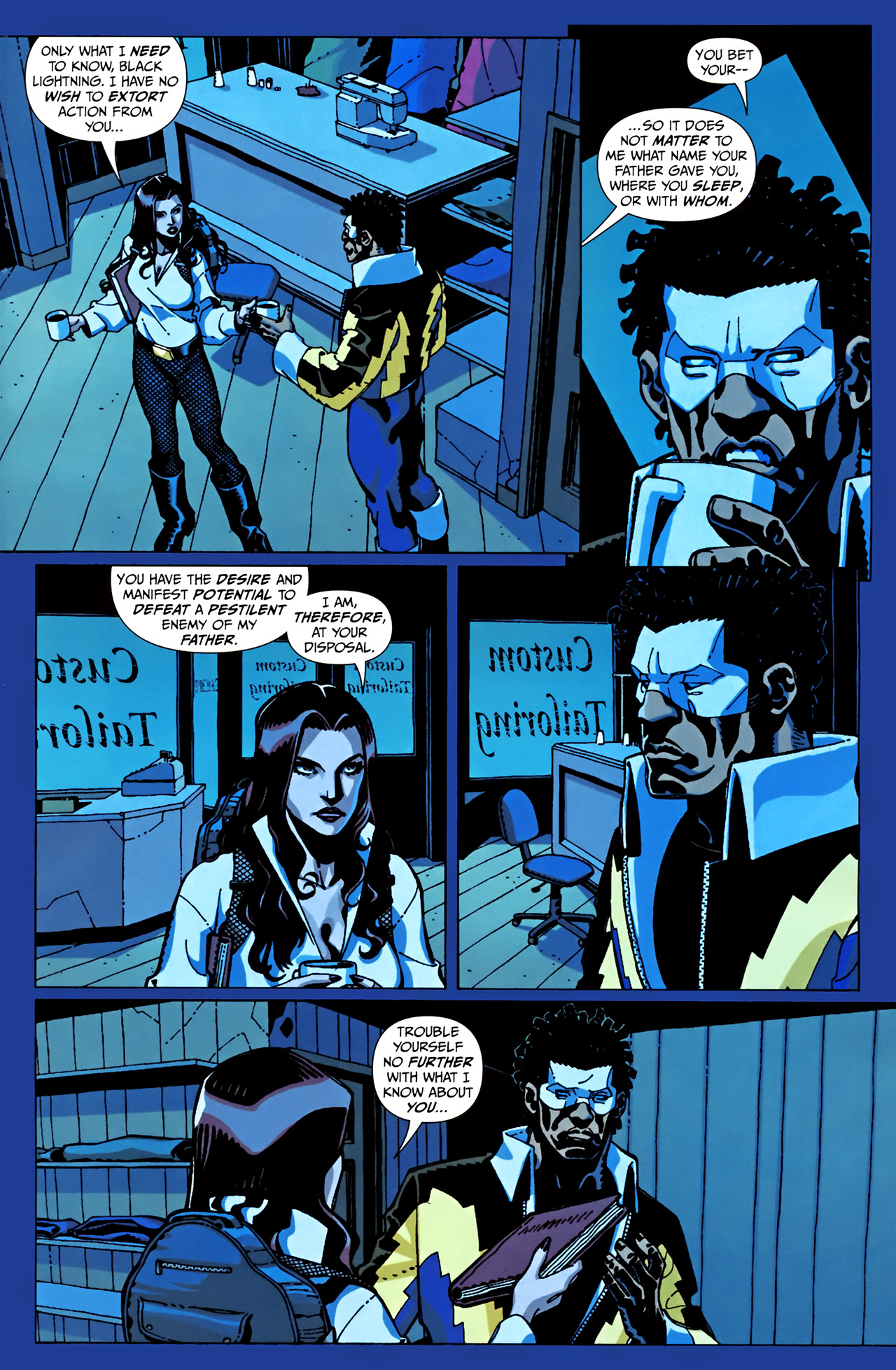 Read online Black Lightning: Year One comic -  Issue #4 - 12
