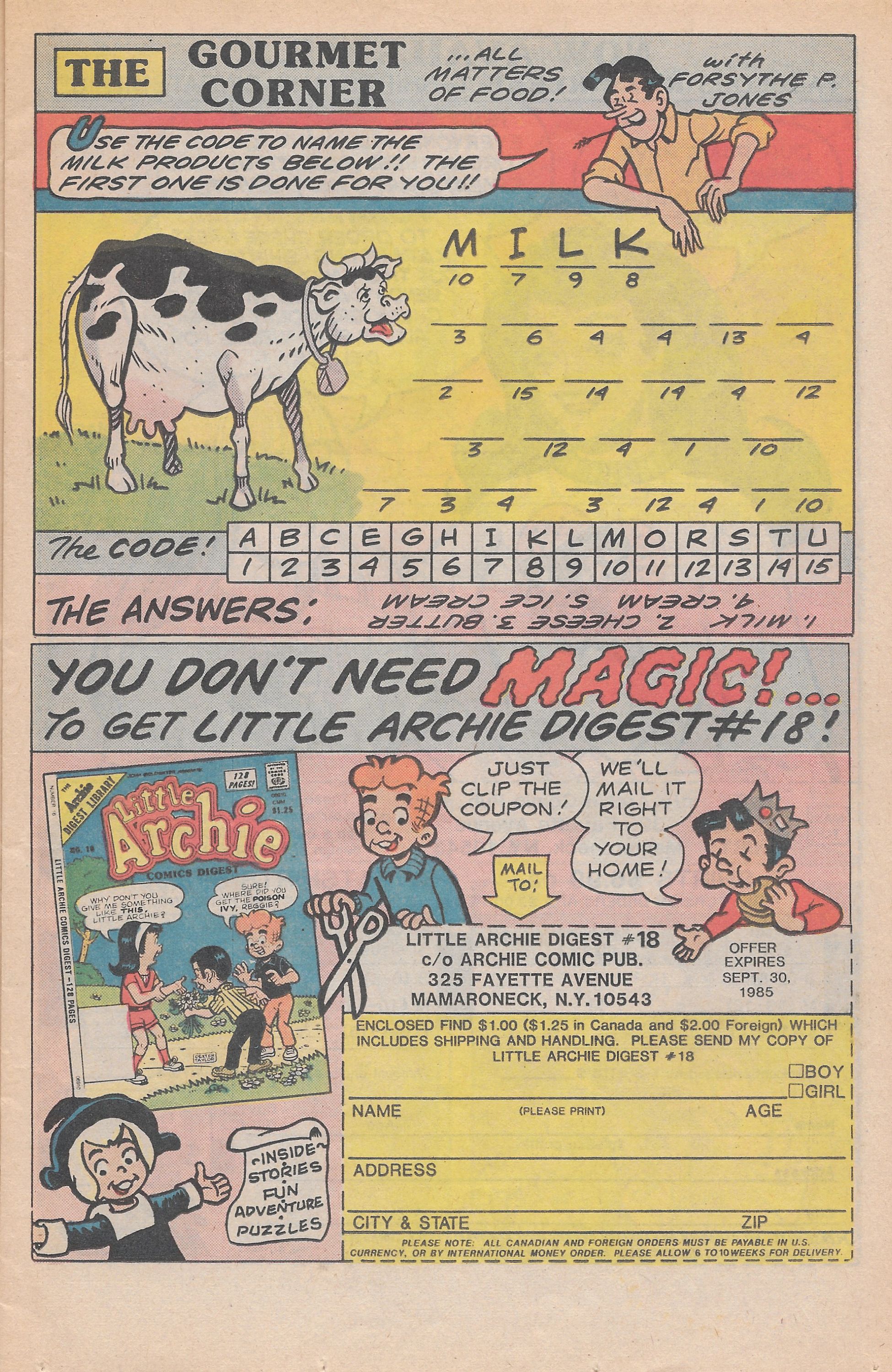 Read online Archie Giant Series Magazine comic -  Issue #553 - 11