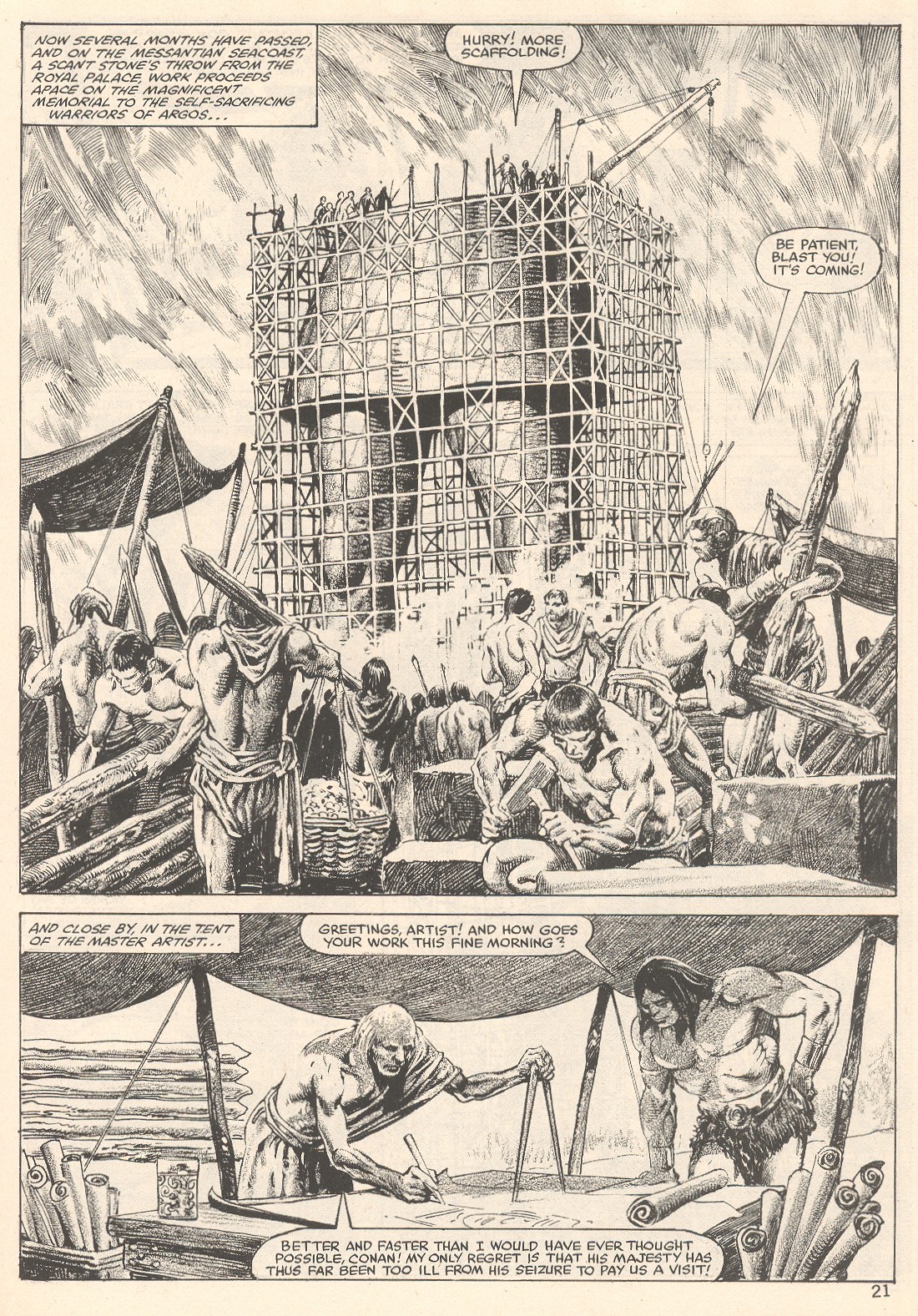 Read online The Savage Sword Of Conan comic -  Issue #80 - 21