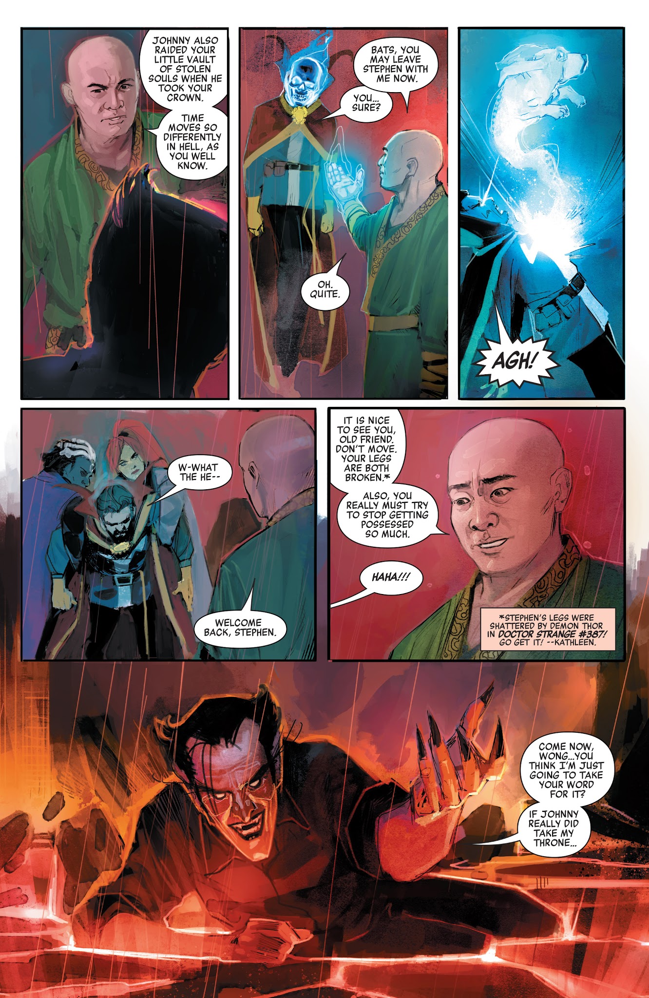 Read online Doctor Strange: Damnation comic -  Issue #4 - 10
